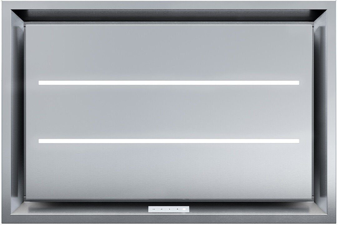 Baumann Deckenhaube Aurora 9060 Aurora 9060, Dunstabzugshaube 90cm, Edelstahl, 857 m³/h, LED-Strip