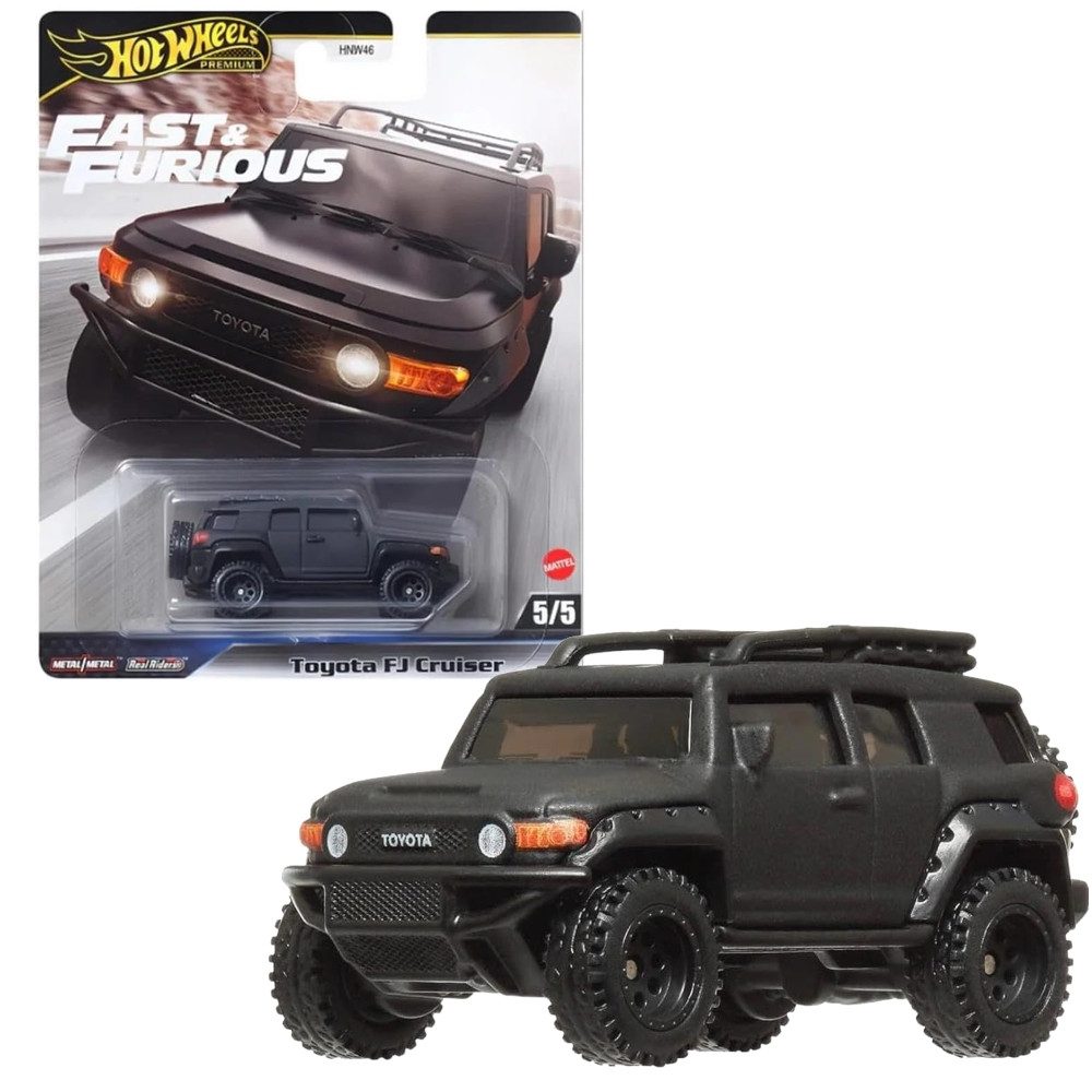 Hot Wheels Spielzeug-Rennwagen Toyota FJ Cruiser HRT99 Hot Wheels Premium Auto Fast & Furious