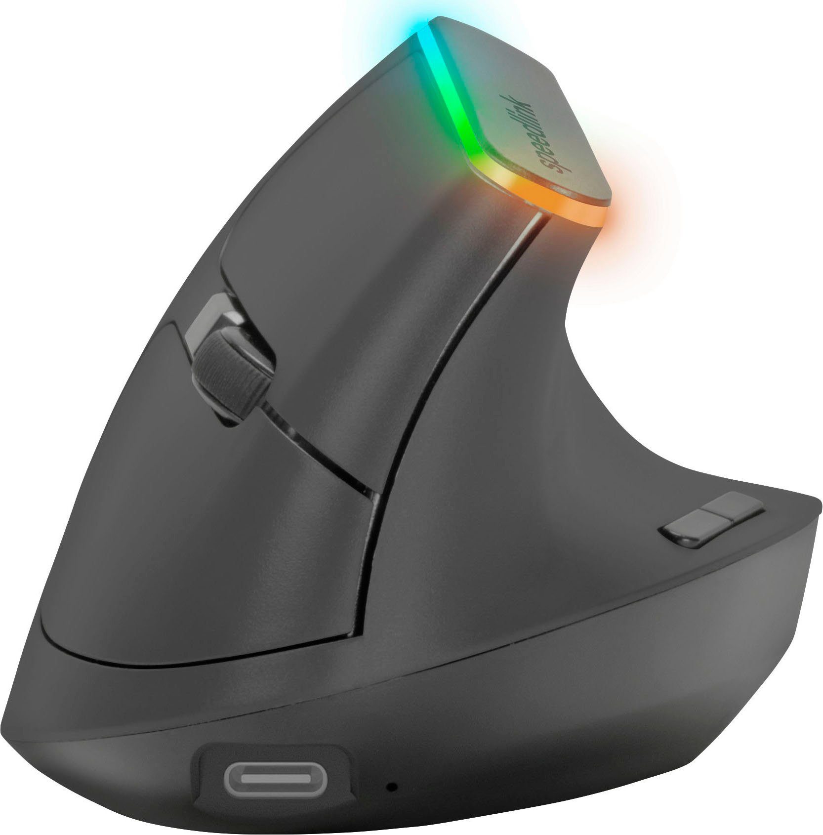 Speedlink FIN Vertical beleuchtet Stromsparmodus) ergonomische (Intelligenter Maus wireless