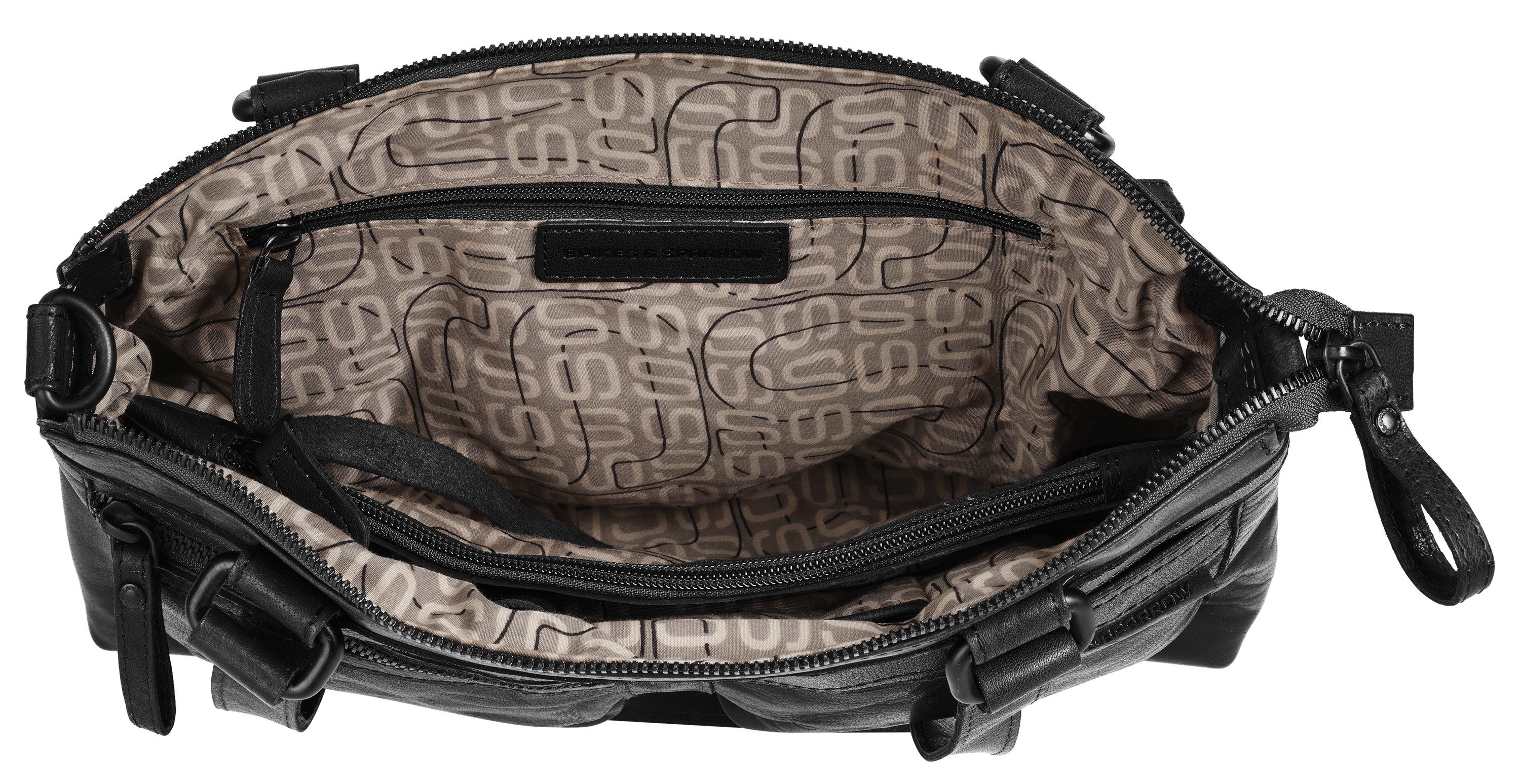Spikes & Sparrow Henkeltasche SPIKES & SPARROW Damen echt Leder, echt Leder – Bild 5 von 5