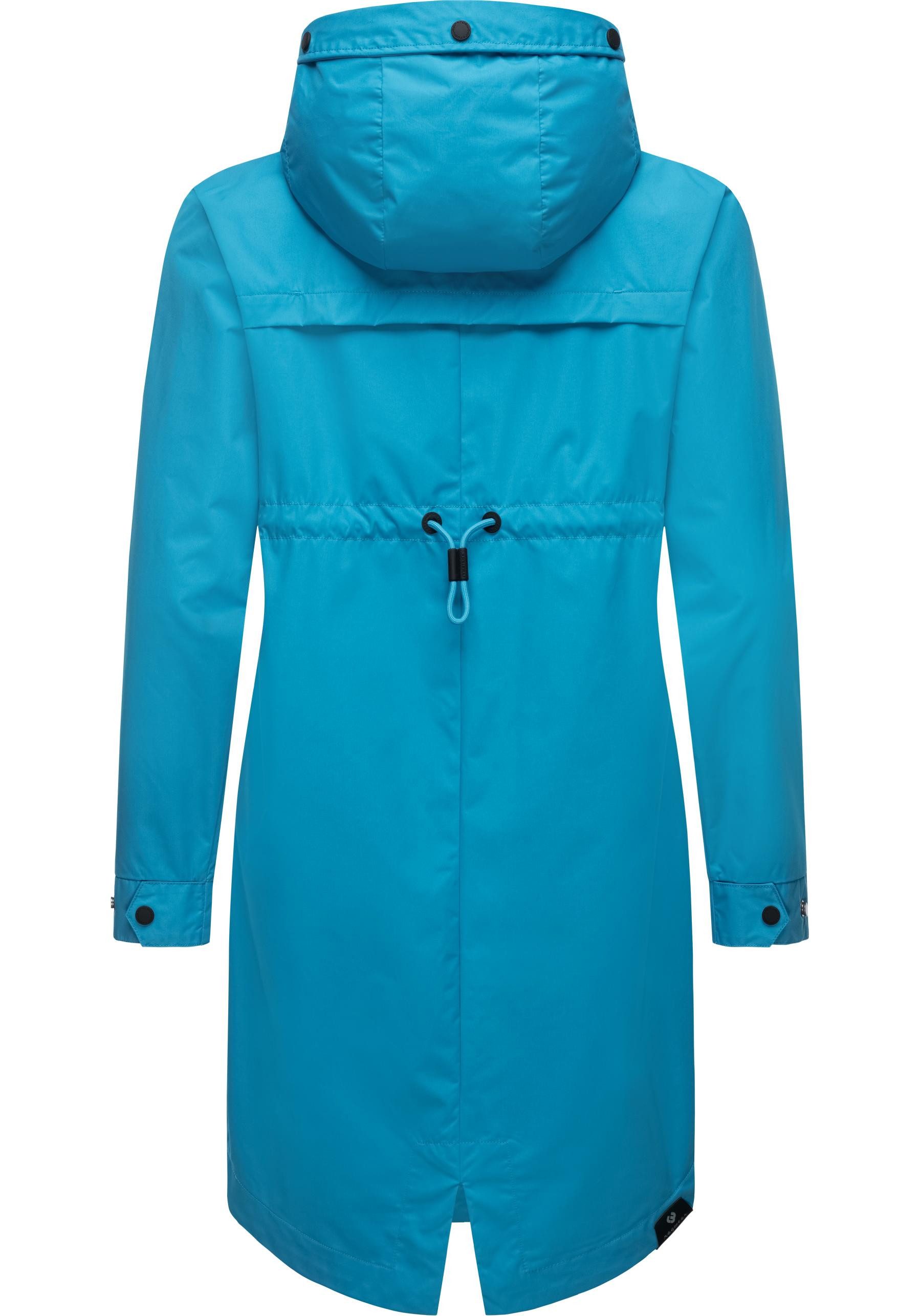 Ragwear Jerseymantel Rejany Wasserdichter Damen Parka für die Übergangszeit