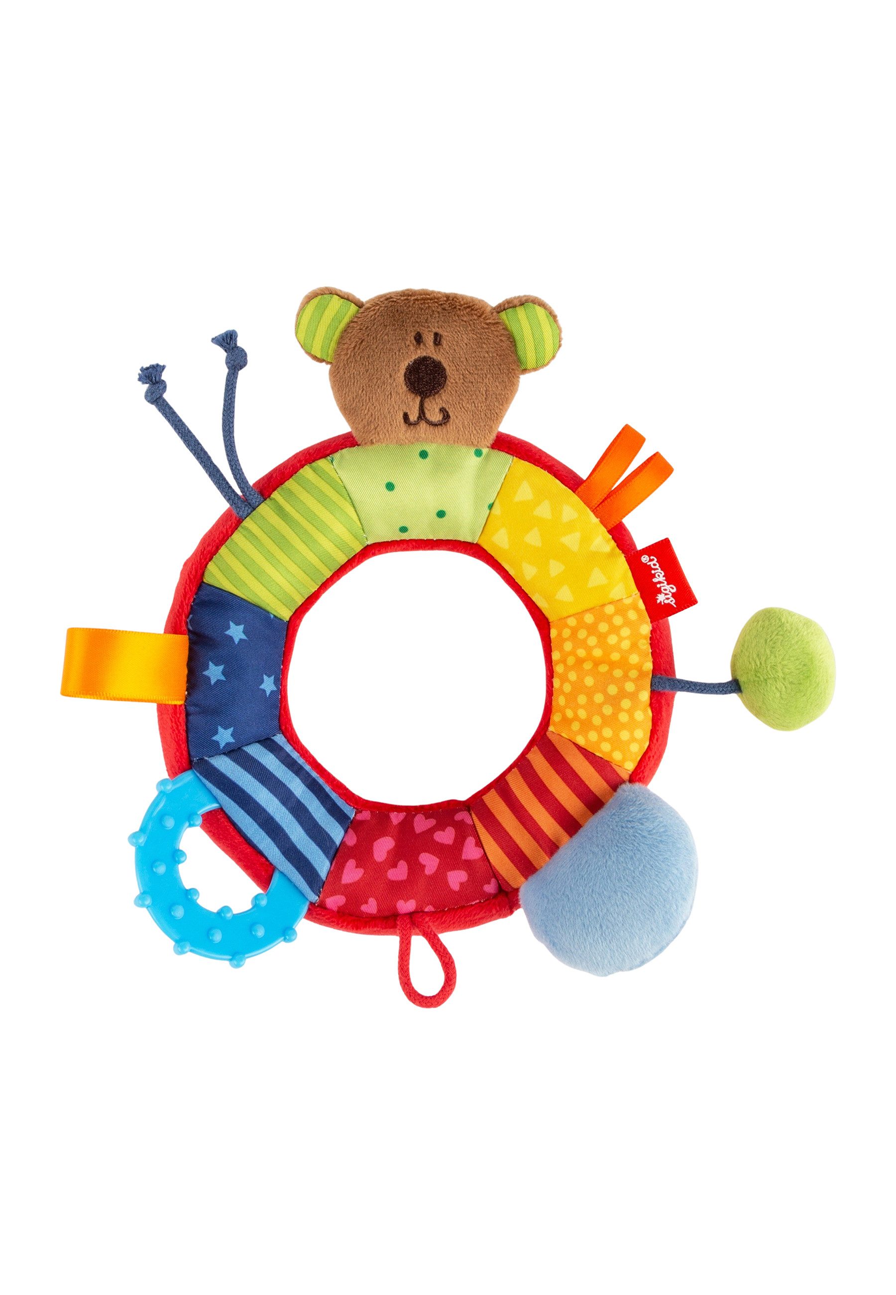 Sigikid Greifling Rasselring Bär, 7 senses für Babys und Kleinkinder (1-tlg) bunt