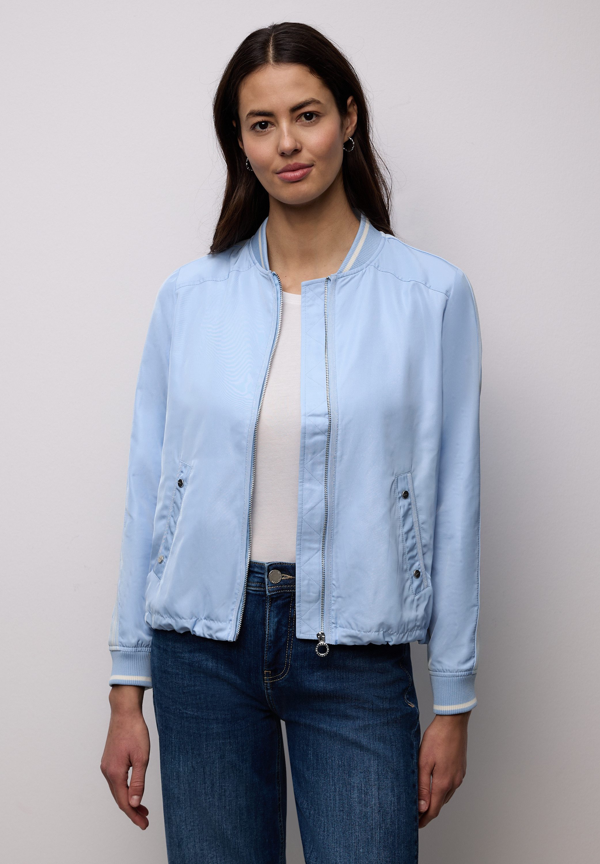 STREET ONE Blouson mit Rundhalsausschnitt