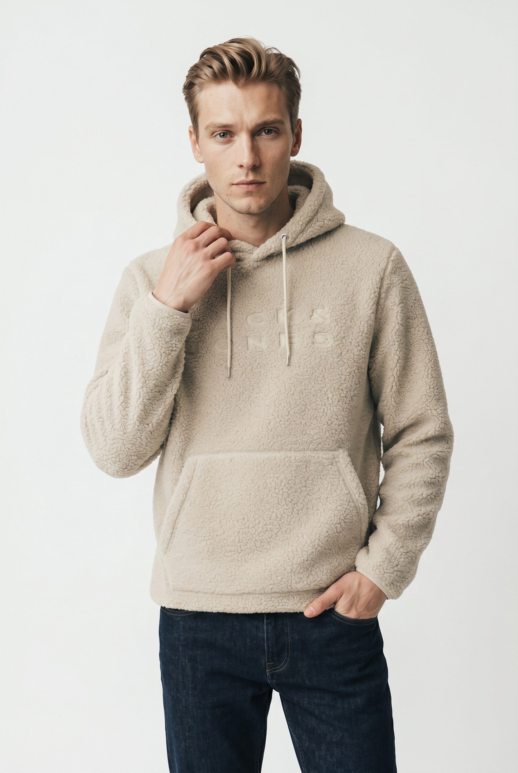 Kapuzensweatshirt JCOFLARE TEDDY SWEAT HOOD