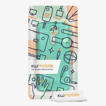 kwmobile Handyhülle Case für Xiaomi Redmi Note 8 Pro, Hülle Silikon metallisch schimmernd - Handyhülle Cover