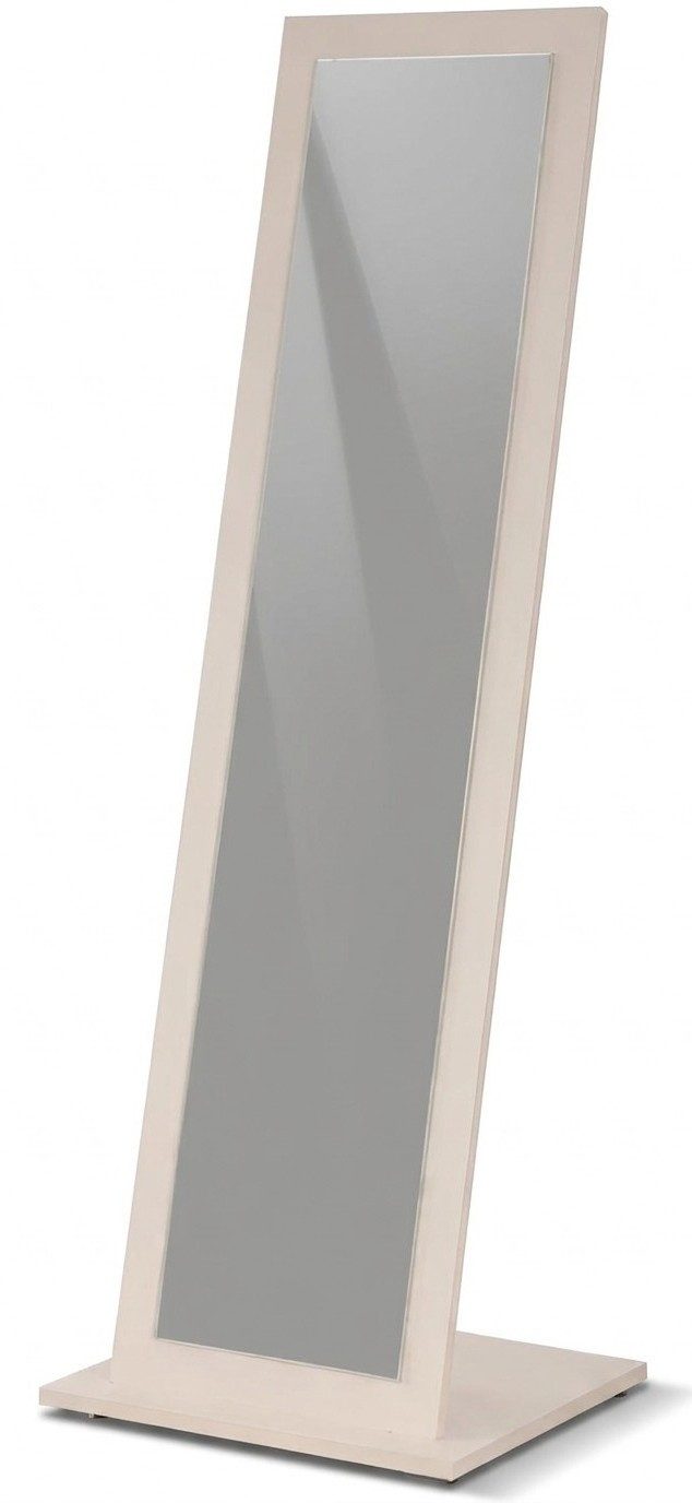 Xlmoebel Standspiegel Hochwertiges Kompaktes Spiegel Holz Glas Beige Perfektes Luxus Design (1-St., 1-tlg)