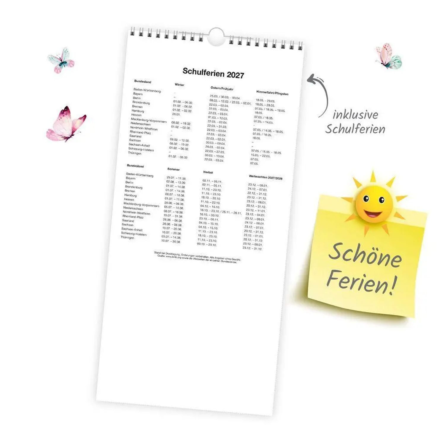 Trötsch Verlag Wandkalender TRÖTSCH - Familienkalender Waldfreunde 2027 – Bild 4 von 5