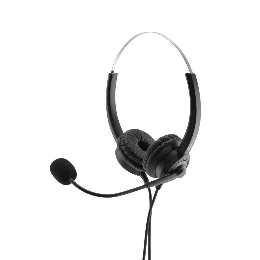 Mediarange Stereo Headset mit Mikrofon Headset und Bedienungsfunktion MROS304