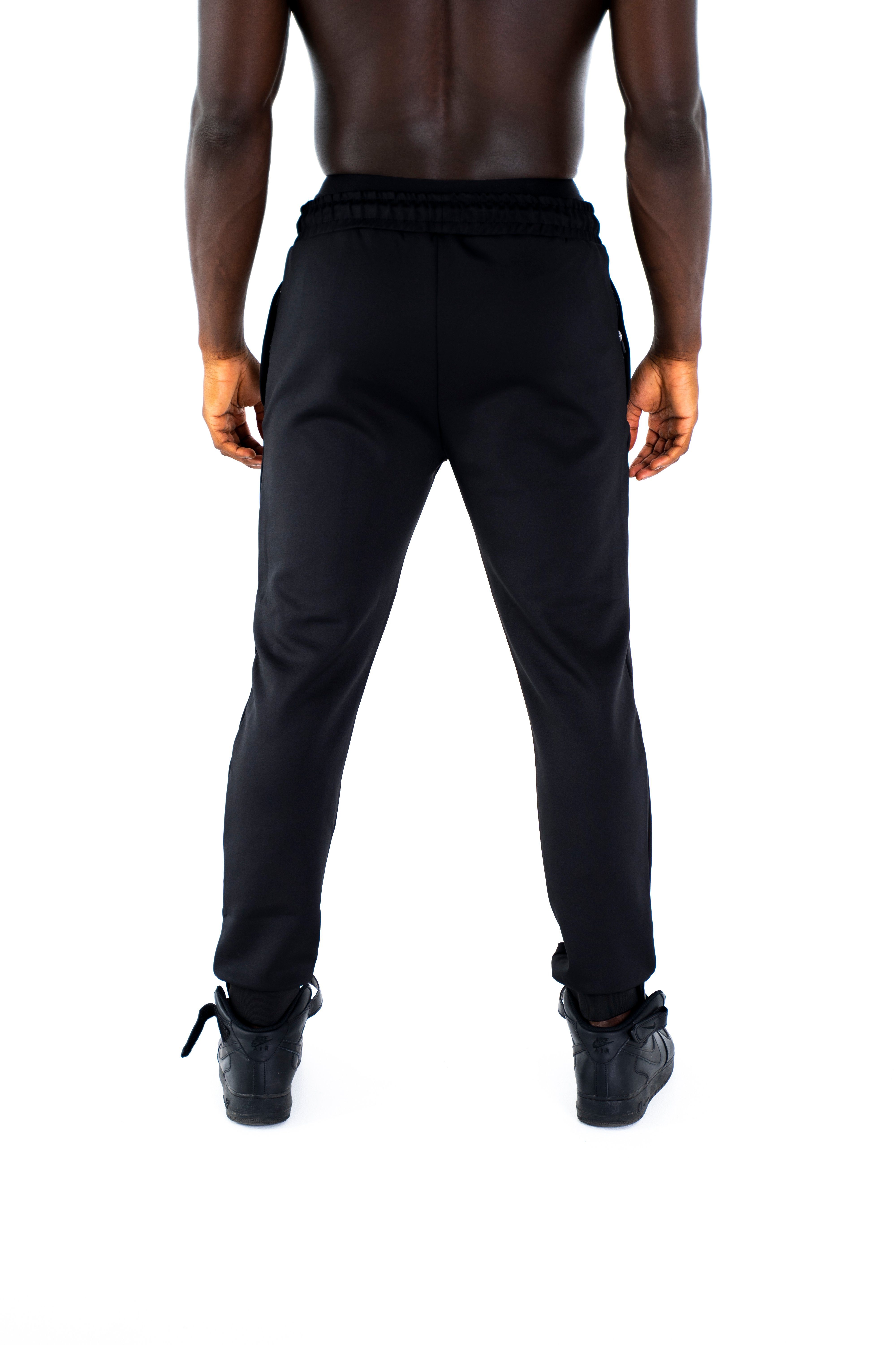 Universum Sportwear Jogginghose Modern Fit Pants für Sport, Freizeit Fitness und schwarz Jogginghose