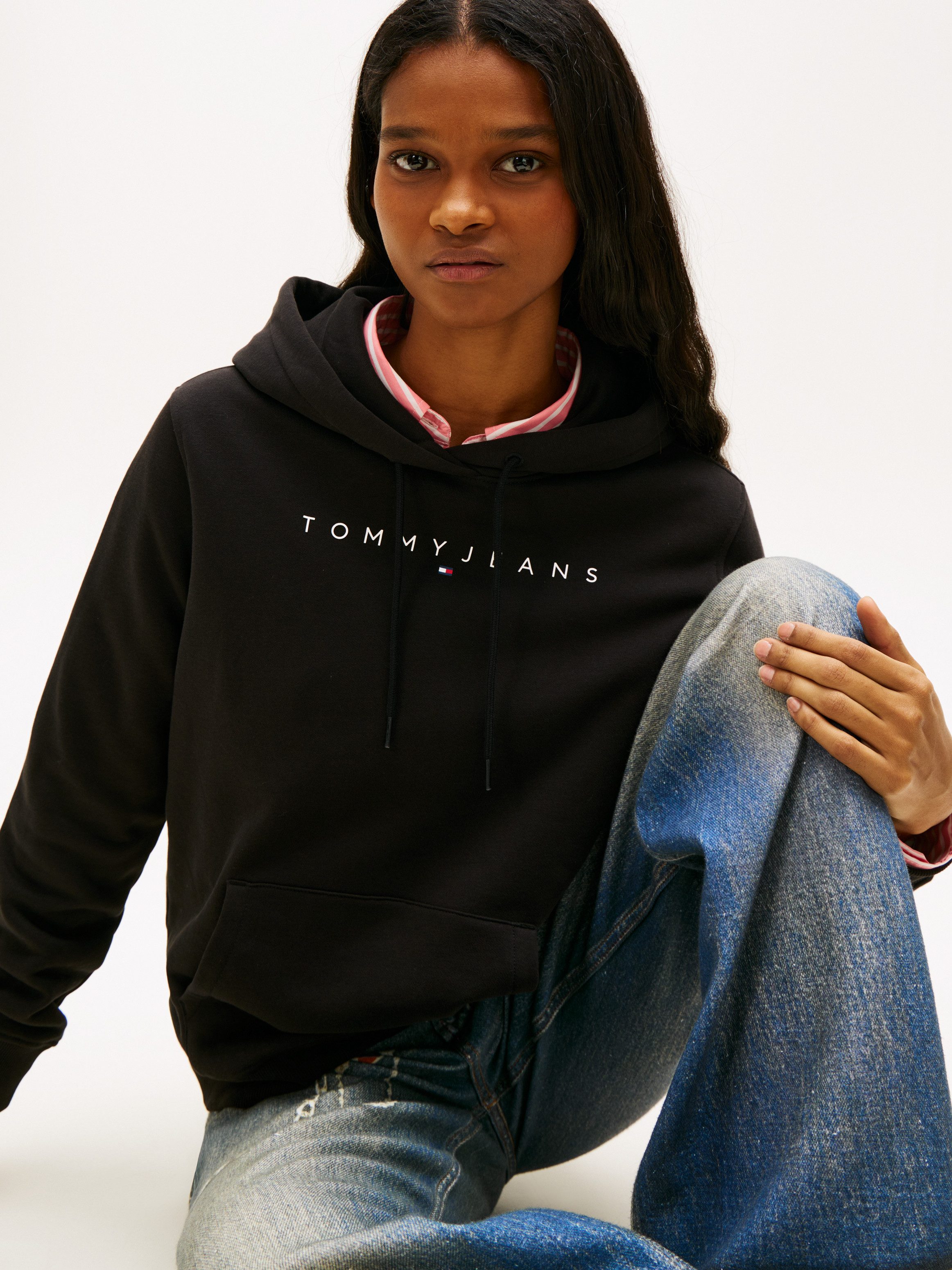 Tommy Jeans Kapuzensweatshirt TJW REG LINEAR HOODIE mit Logoschriftzug günstig online kaufen