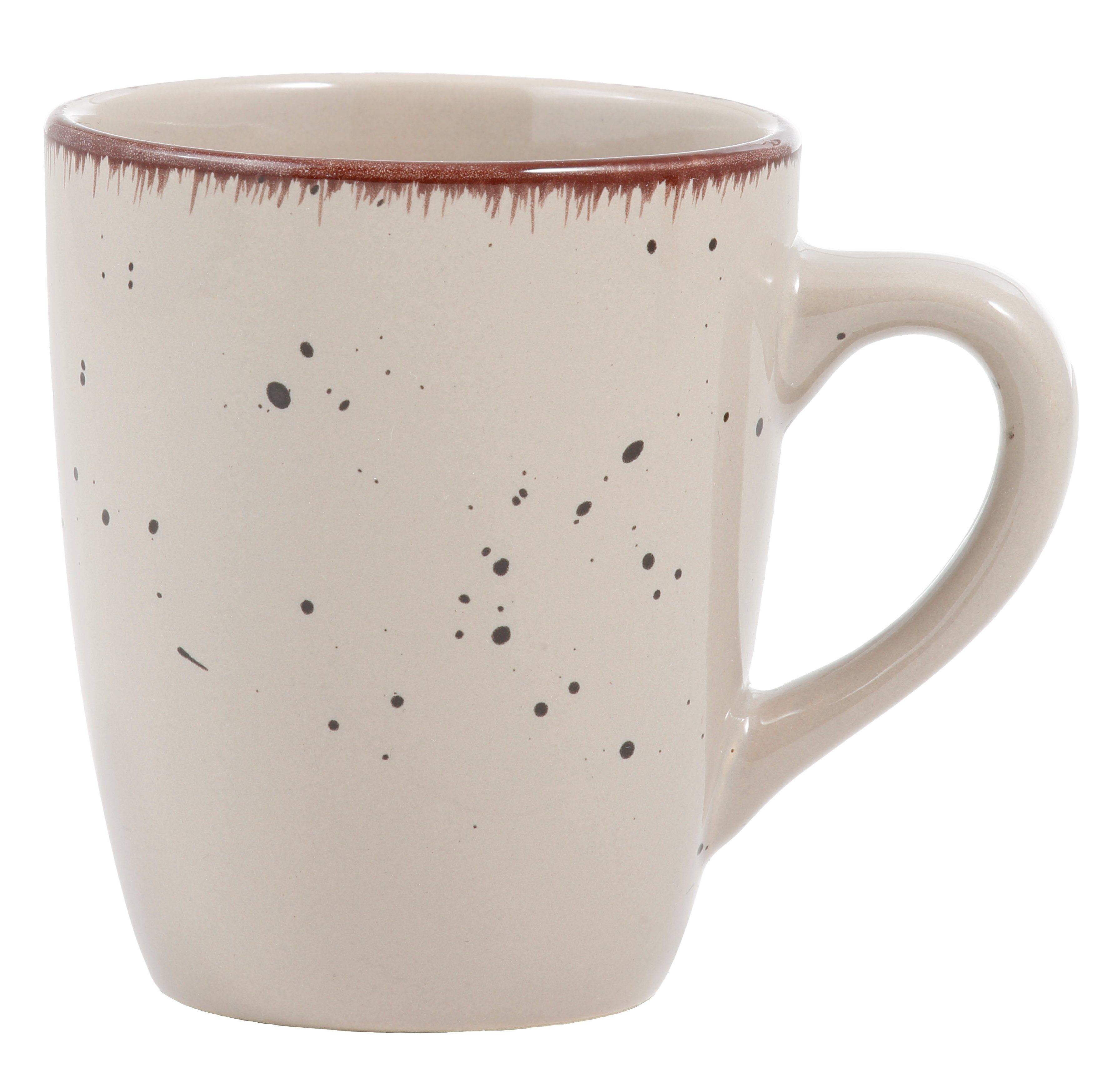 OTTO home Kombiservice Sennia (16-tlg), 4 Personen, Steinzeug, Geschirr-Set, handgemalt, jedes Stück ein Unikat