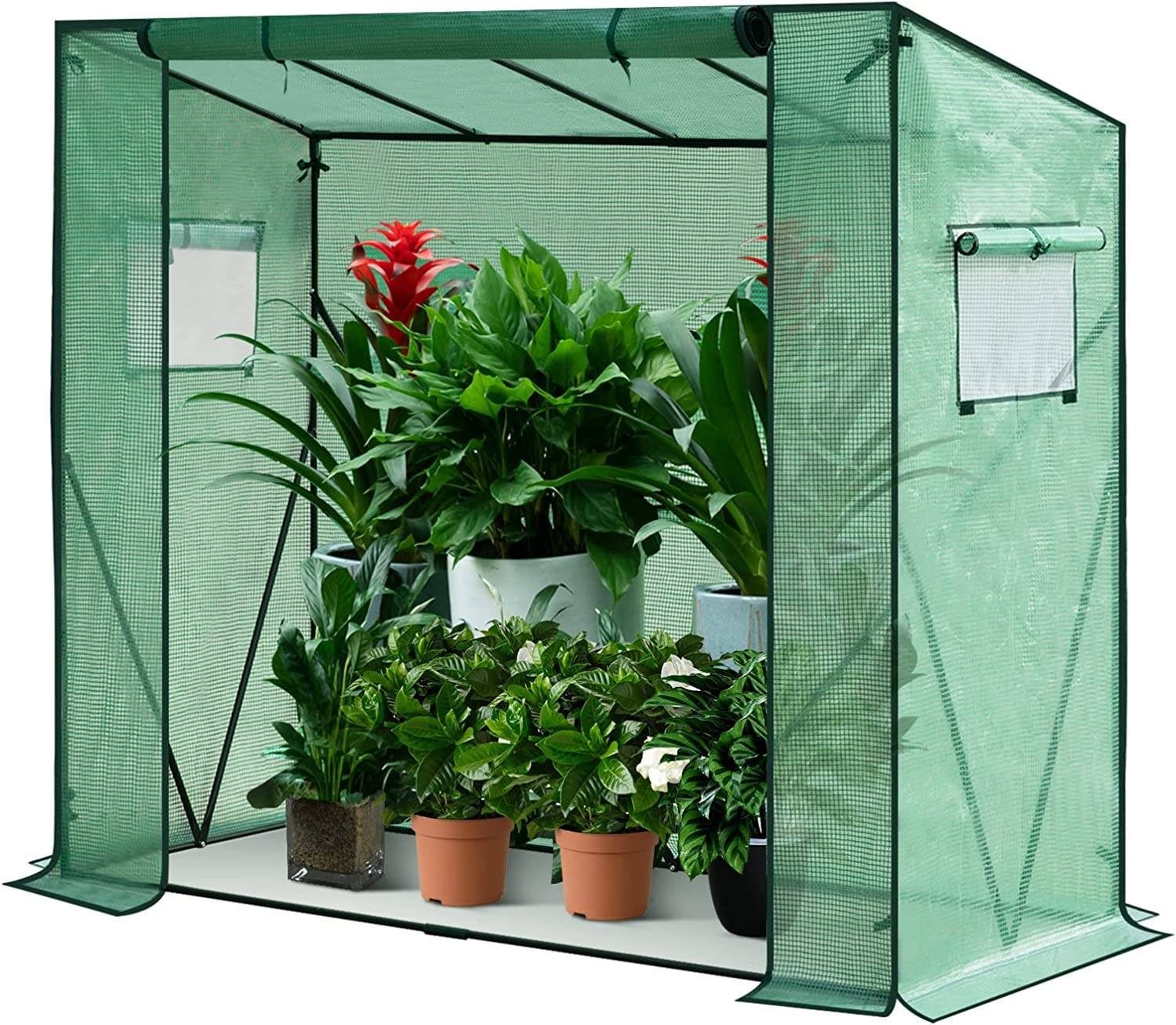 Woltu Gewächshaus, PE halbtransparent 130 g/m² günstig online kaufen