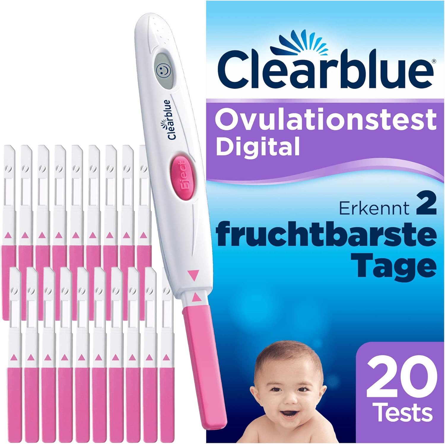 Clearblue Ovulationstest Digital, 20 tlg.