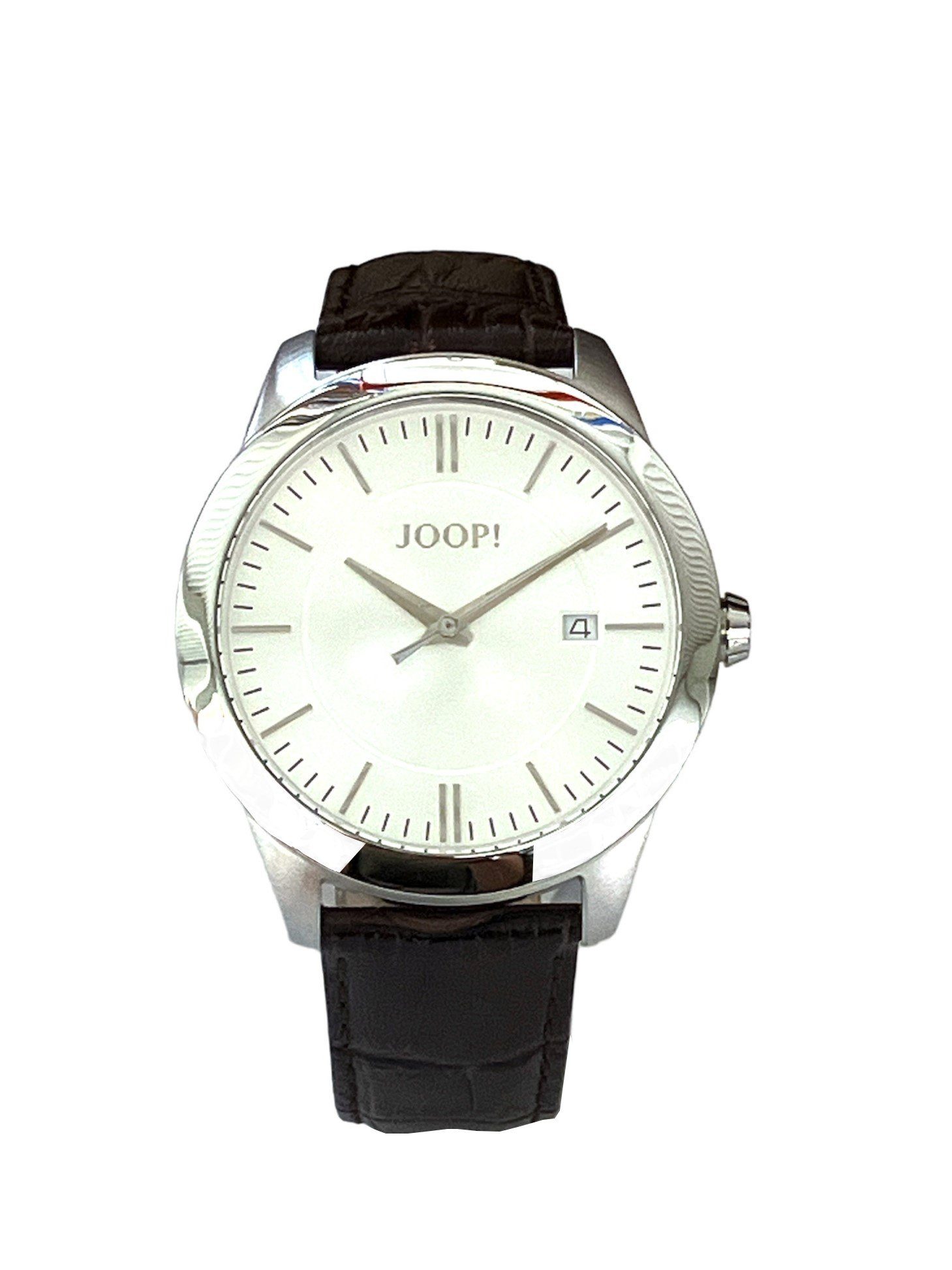 JOOP! Quarzuhr JP101061F03, Band mit Faltschließe, Mineralglas, verschraubter Boden, Quarzwerk