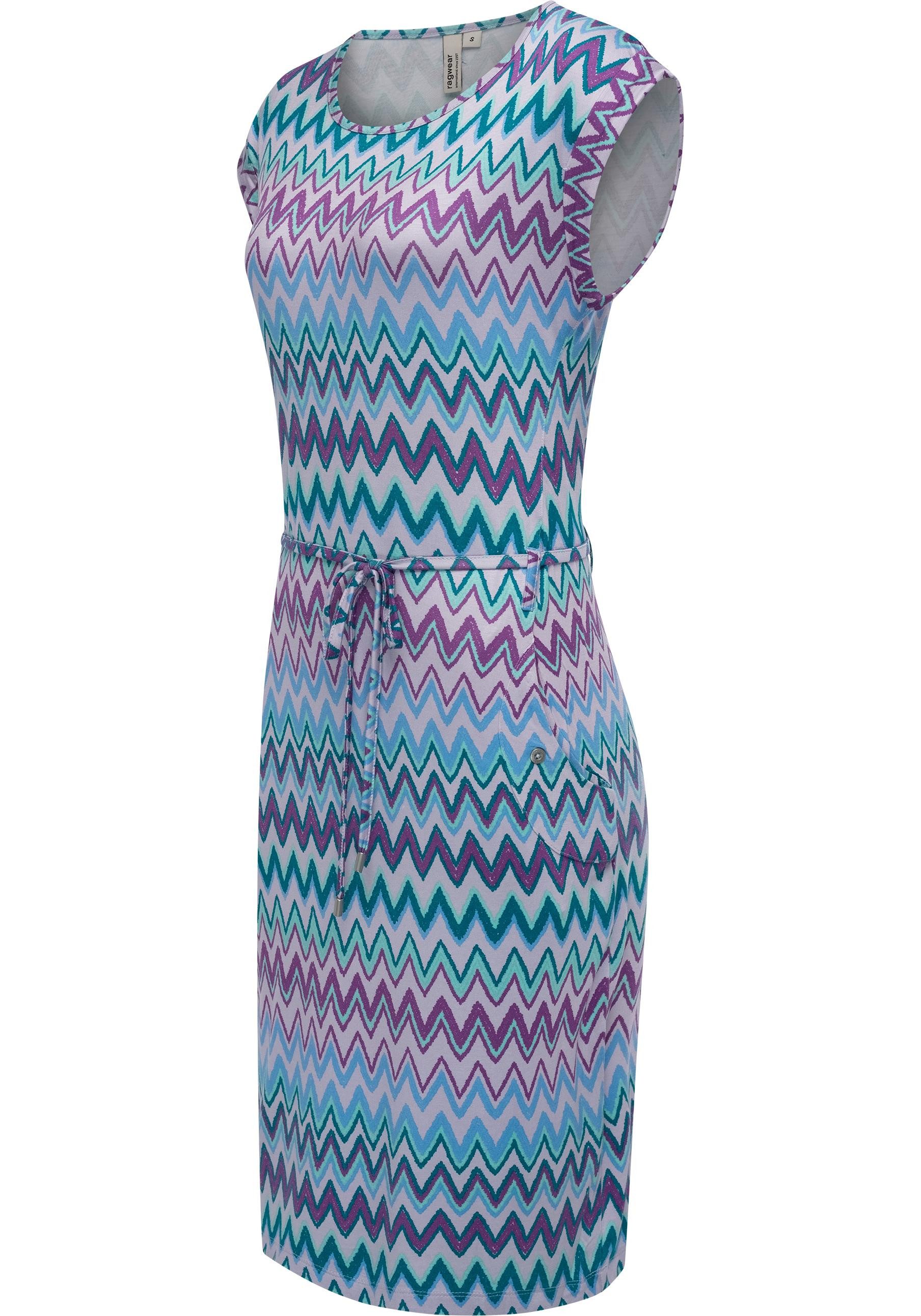 Ragwear Sommerkleid "Taggien Print", Leichtes, bequemes Midikleid mit Muste günstig online kaufen