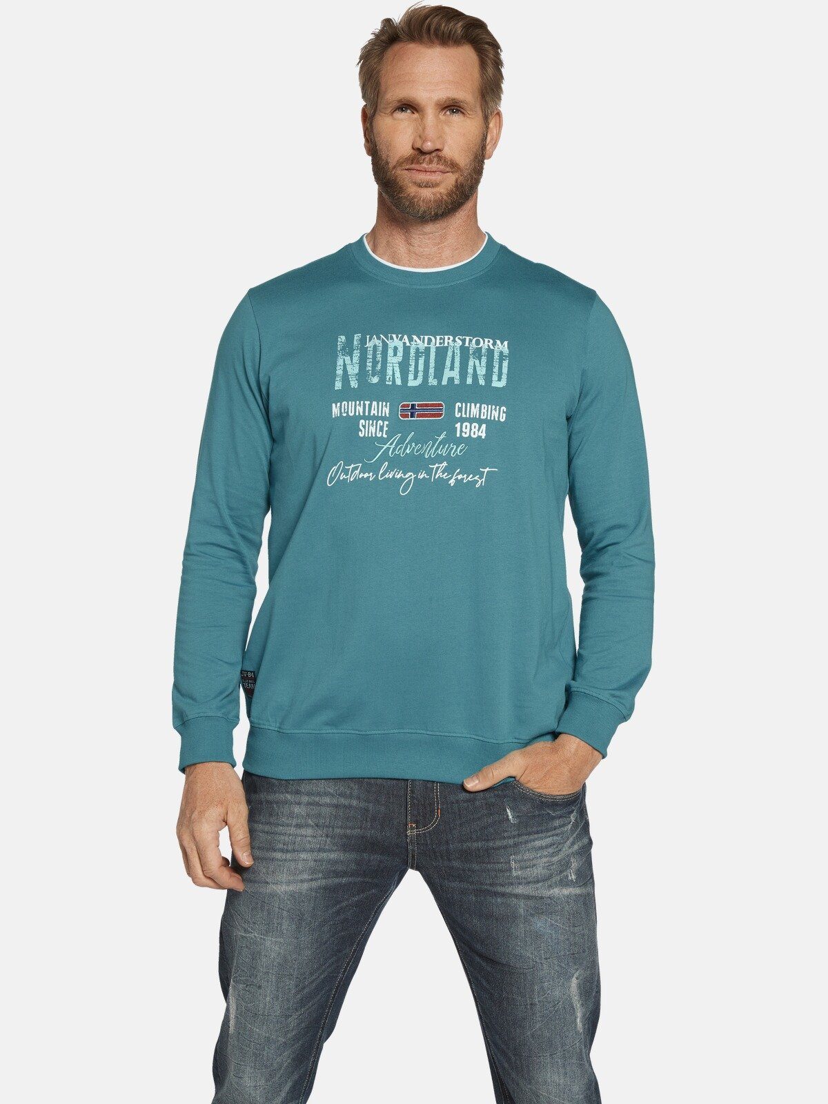 Jan Vanderstorm Sweatshirt BOTU, lässig bequem günstig online kaufen