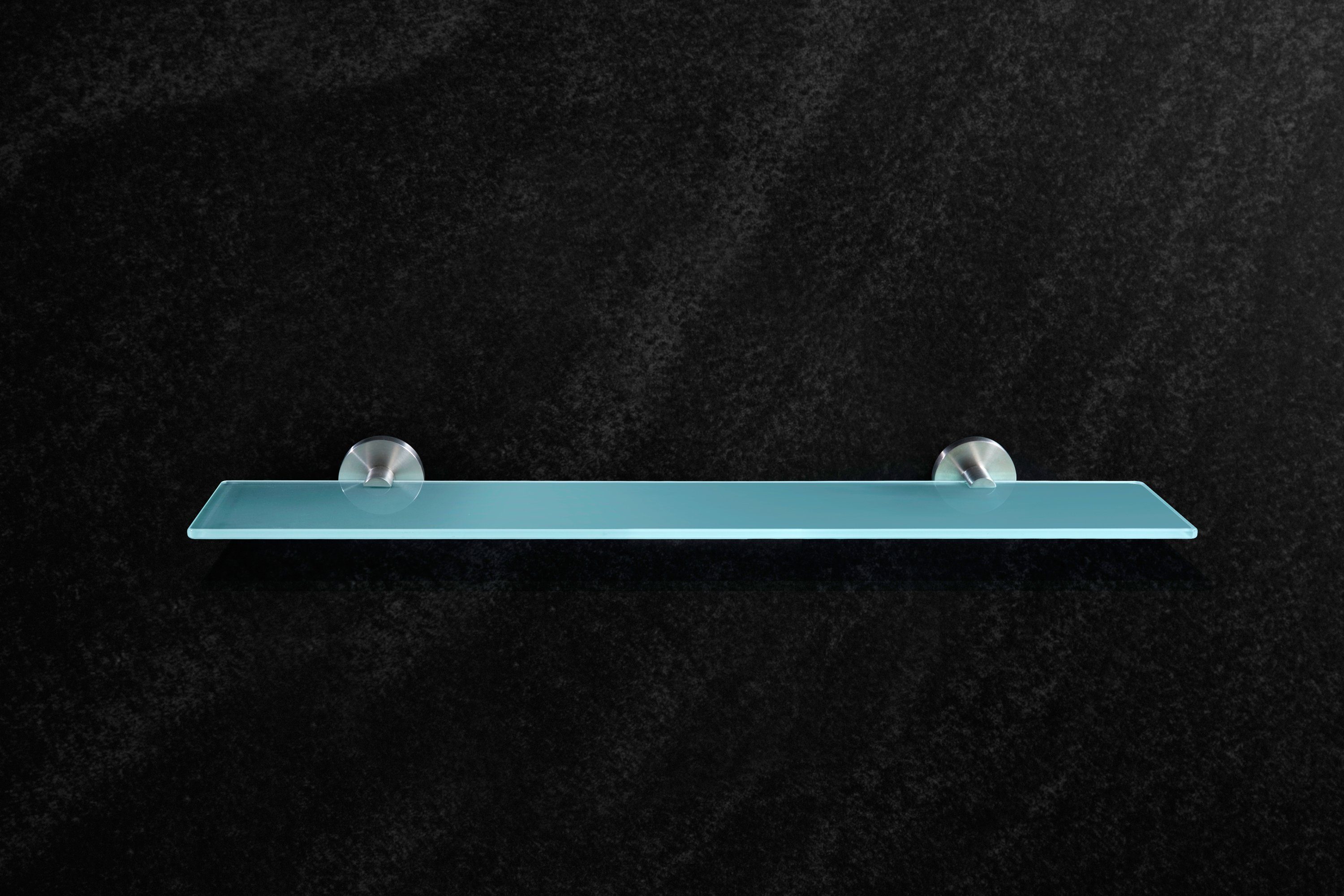 Ambrosya Wandregal Badablage aus Edelstahl und Glas - Badregal Bad Ablage G günstig online kaufen