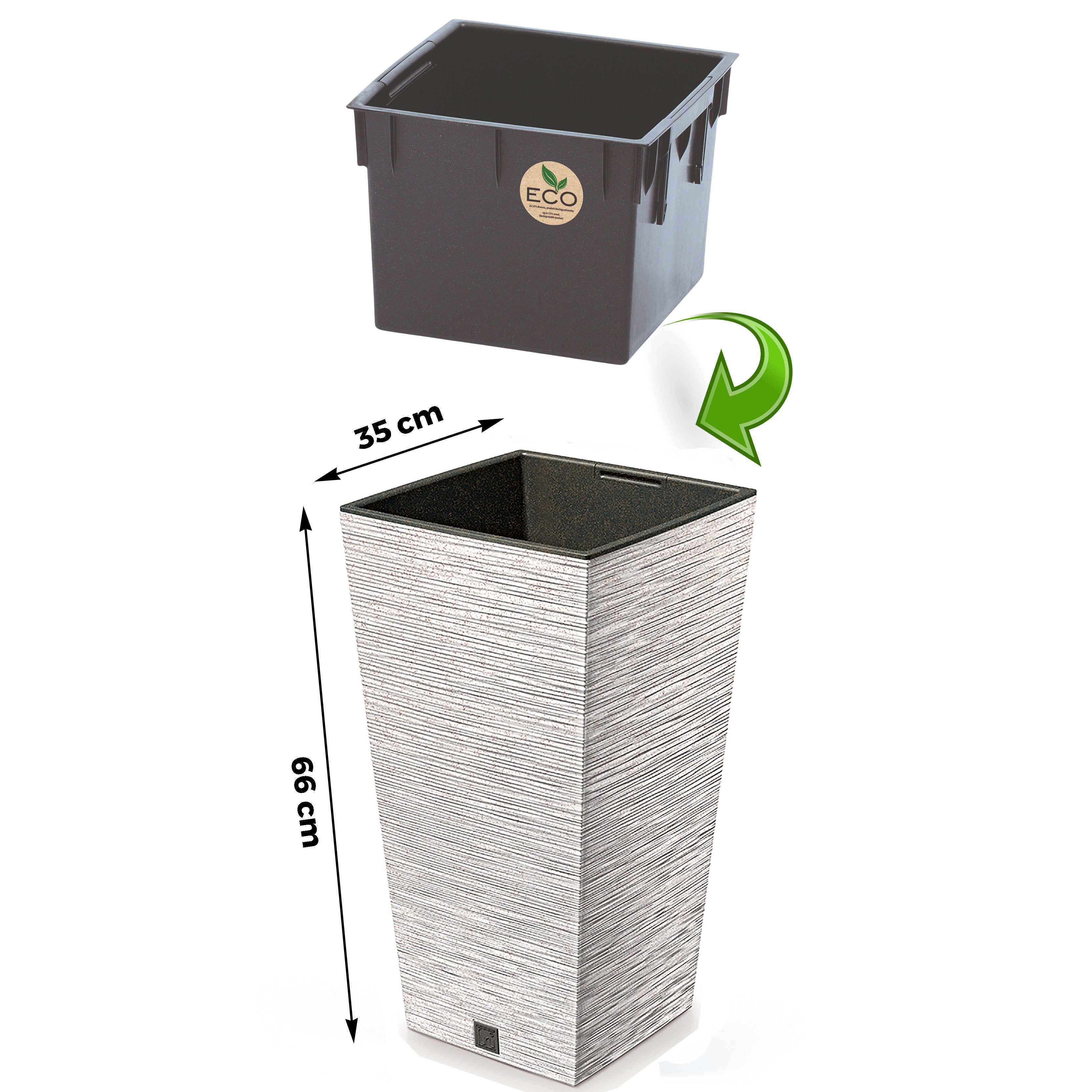 Annastore Pflanzkübel Pflanzsäule aus Kunststoff Pflanzgefäß günstig online kaufen