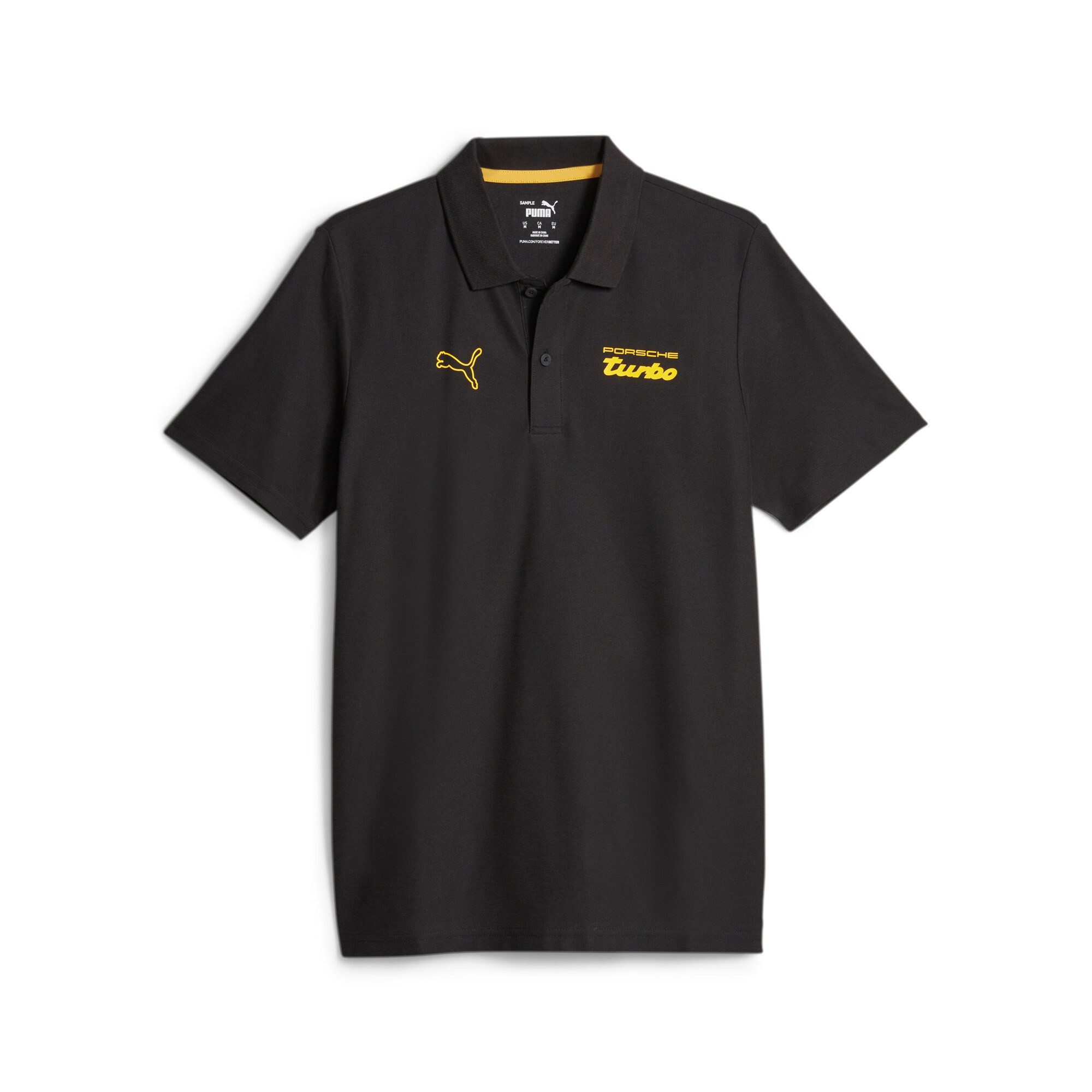 Porsche Motorsport Poloshirt Porsche Legacy Puma Polo "Porsche Turbo" - schwarz