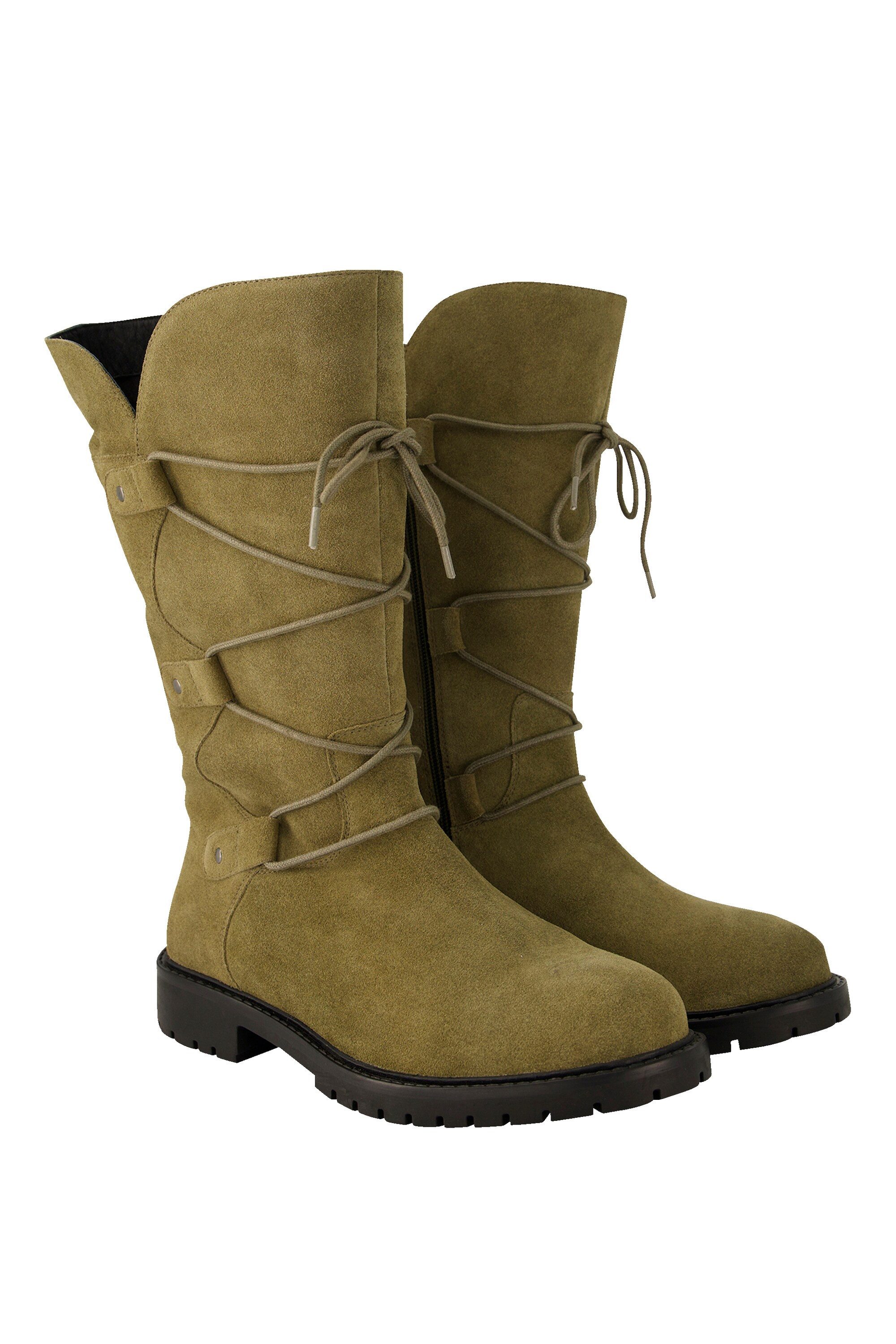 Lederstiefel XL-Schaft Weite H Stiefel
