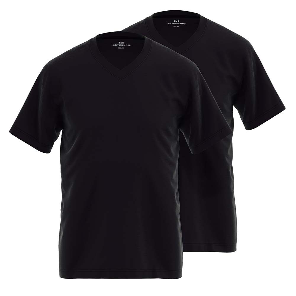 GÖTZBURG Unterziehshirt GÖTZBURG Herren Unterhemd schwarz günstig online kaufen