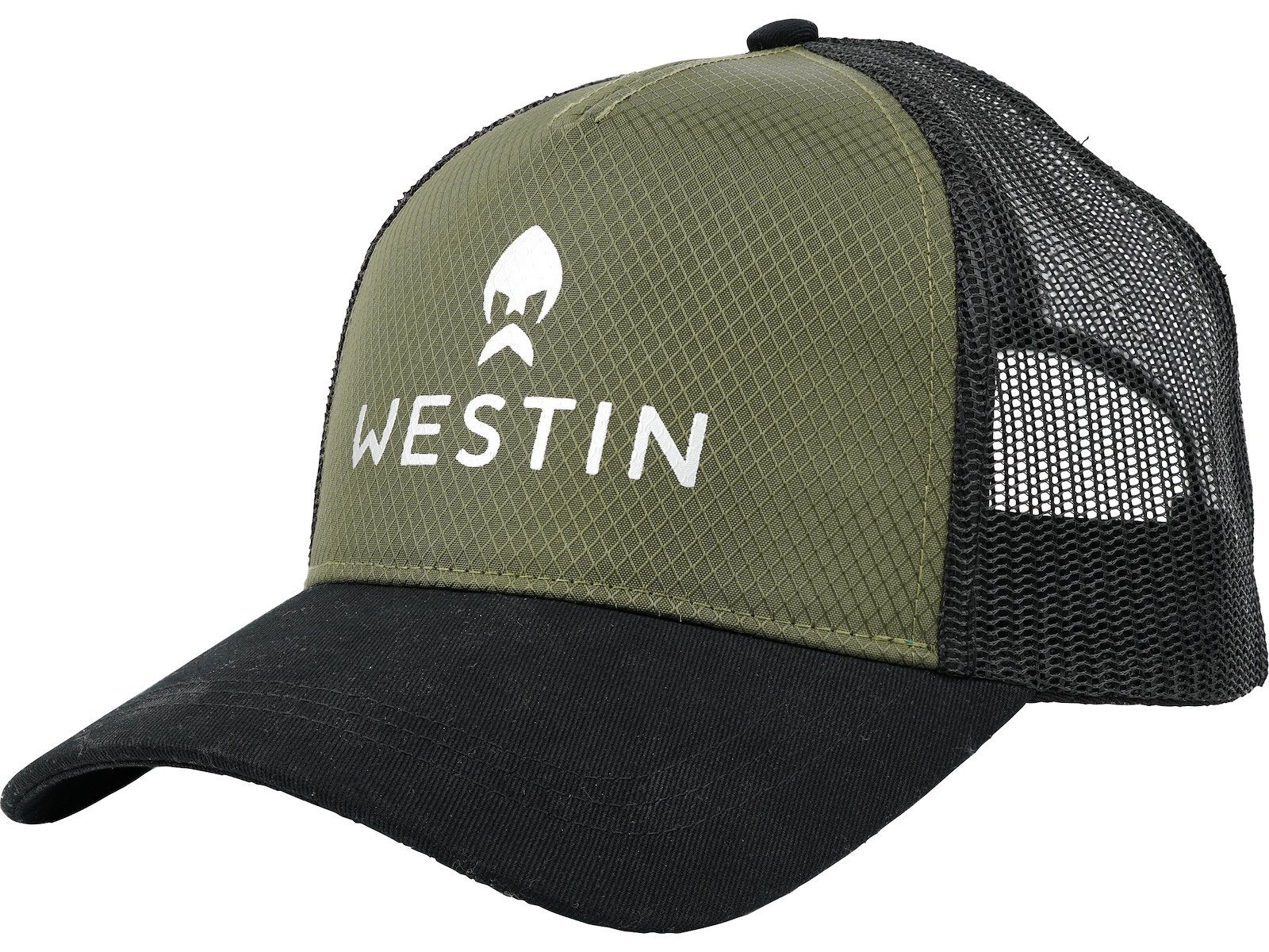 Westin Fishing Trucker Cap Jet Cap - atmungsaktive Kappe - Trucker Style - Klettverschluss (1-St) atmungsaktives Mesh für zusätzlichen Komfort