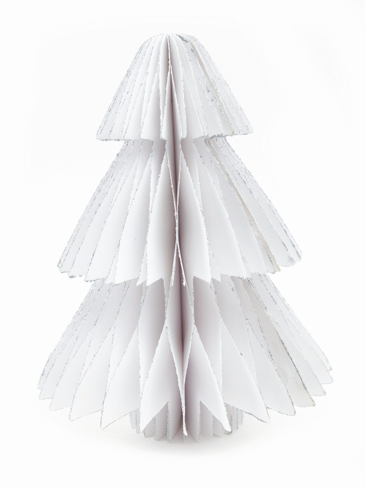 El Puente Dekobaum Papier-Tannenbaum "Honeycomb", Handmade, Fair Trade