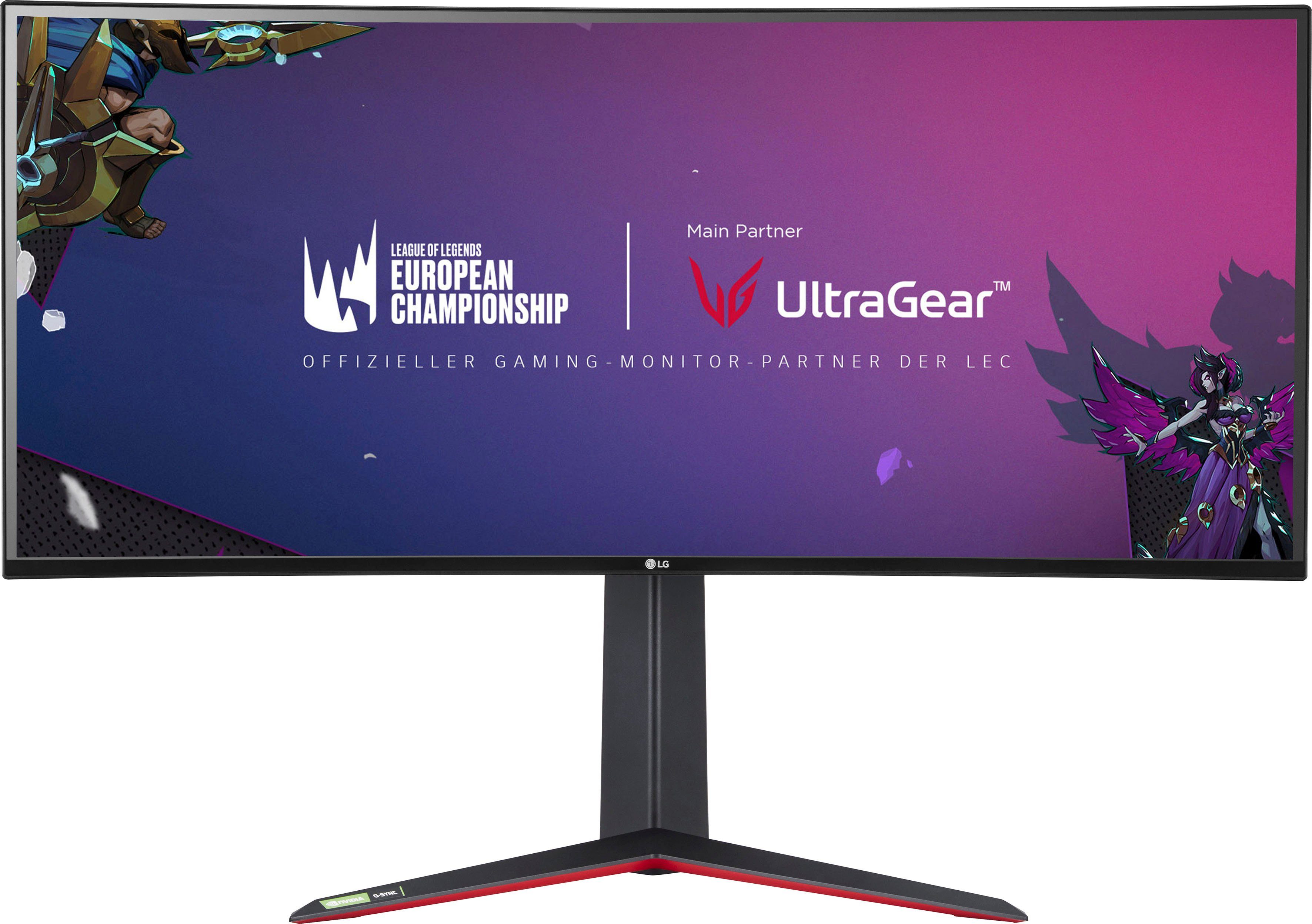 LG Hz, Nano Curved-Gaming-Monitor Reaktionszeit, 1440 UWQHD, 1 144 x UltraGear™ (87 3440 IPS) 34GN850P ms cm/34 px, ",