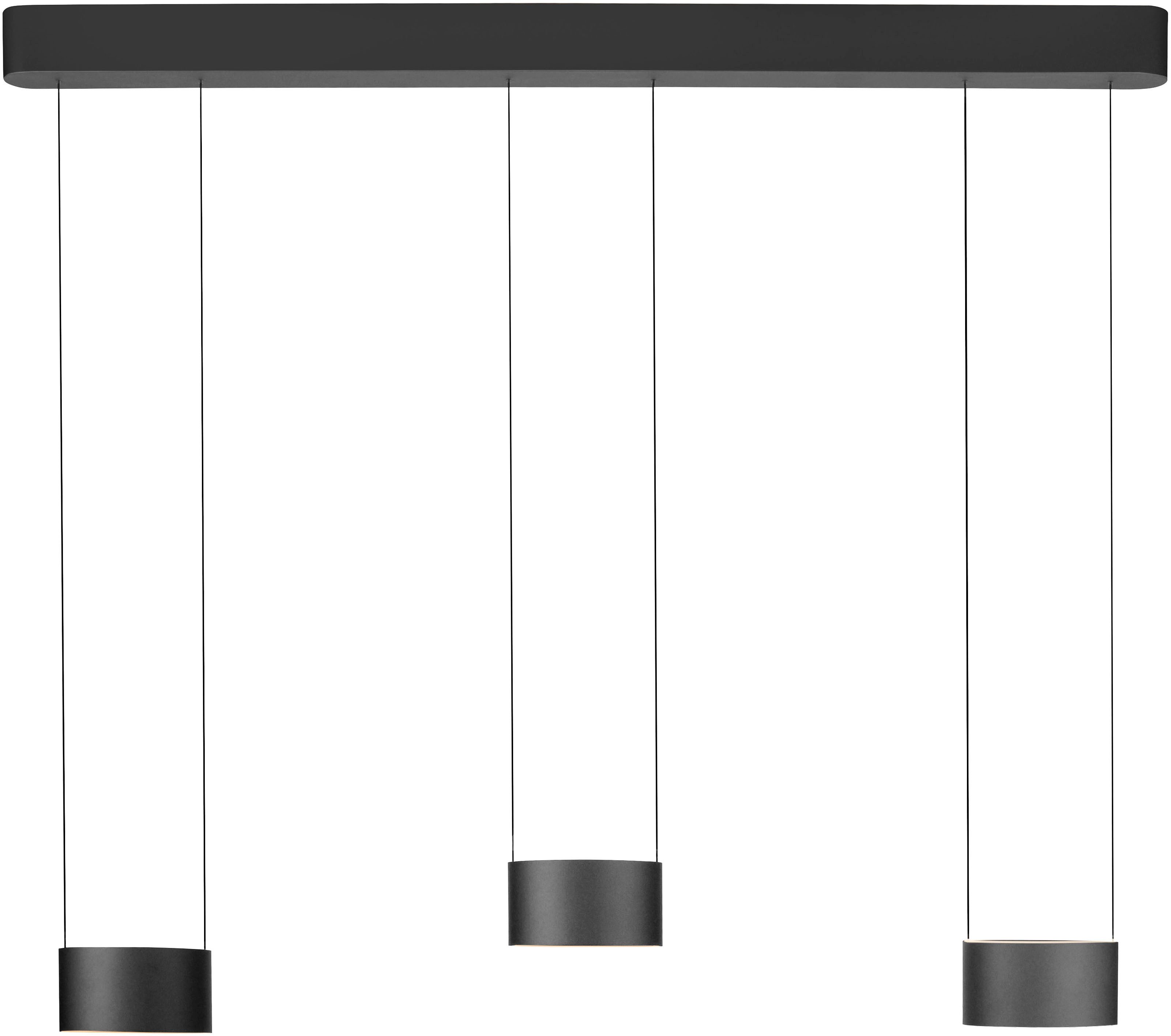 Neuhaus PURE LED Pendelleuchte PURE Clipse, CCT - über Fernbedienung, LED fest integriert, warmweiß - kaltweiß, Comfort Lift, CCT, dimmbar über Fernbedienung