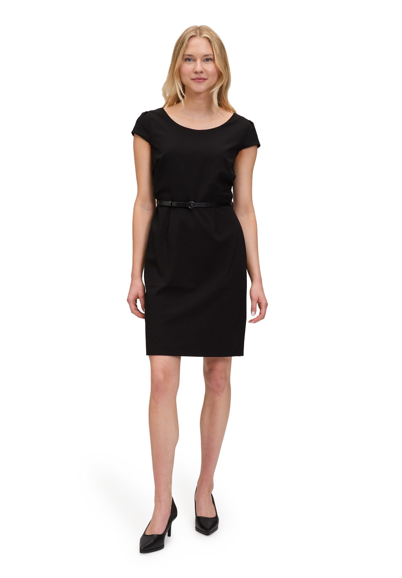 Betty&Co Etuikleid Damen Etuikleid mit Gürtel günstig online kaufen