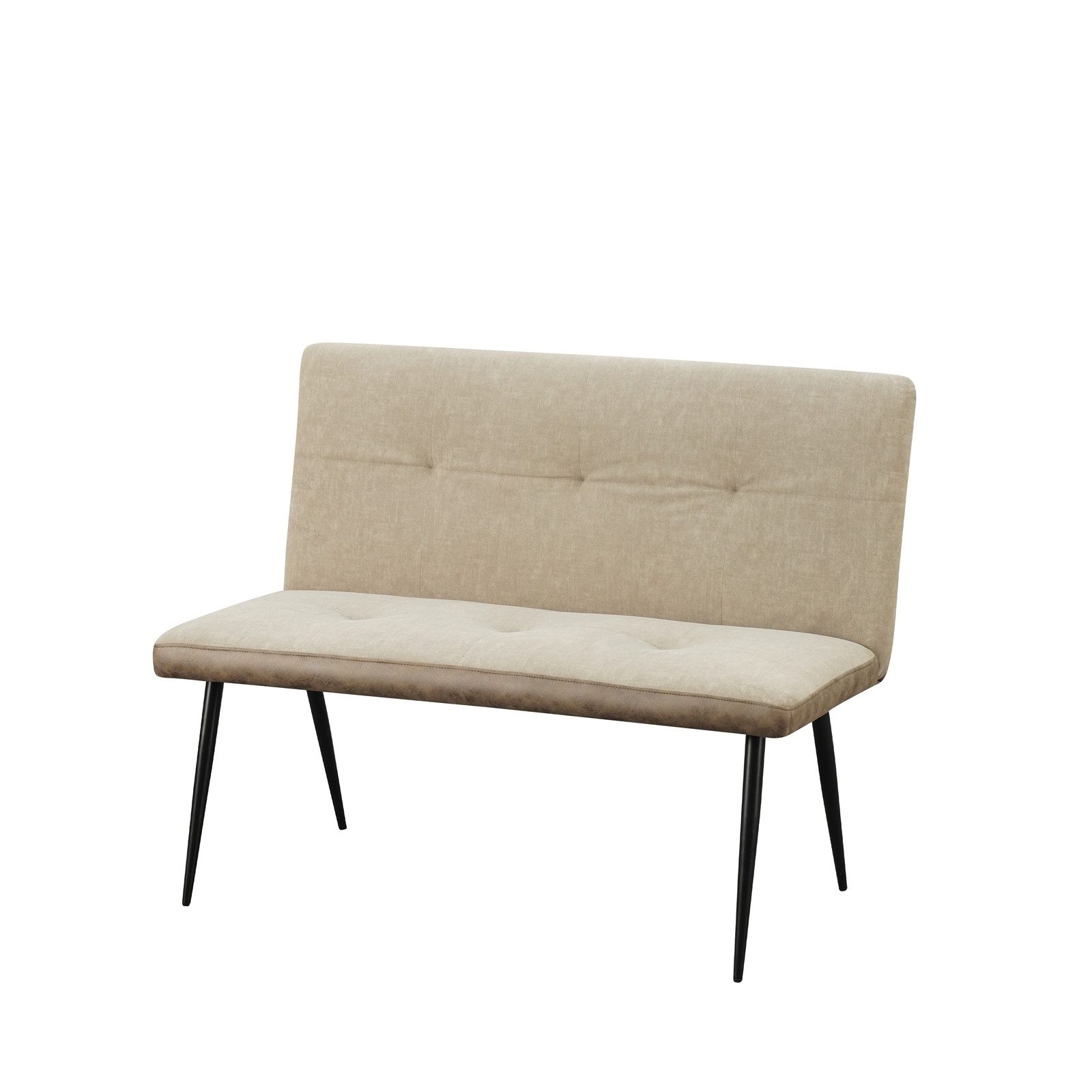 HTI-Living Polsterbank 2-Sitzer Bank Antikbraun/Taupe Joschka (Stück, 1-St., 1 Sitzbank), Küchenbank Sitzbank