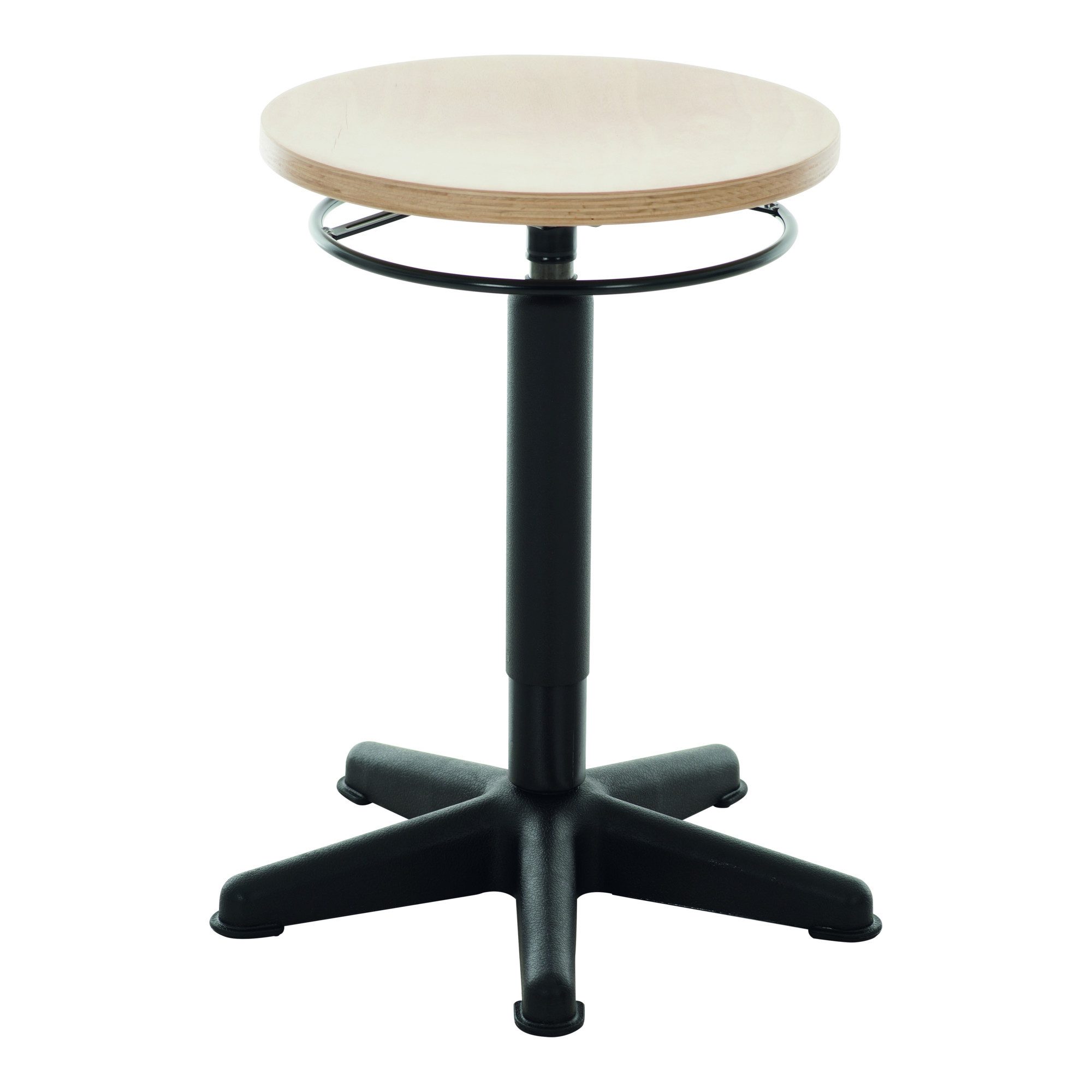 Stier Arbeitshocker STIER Arbeitshocker mit Gleitern Sitzhöhe 440-630mm Buche natur