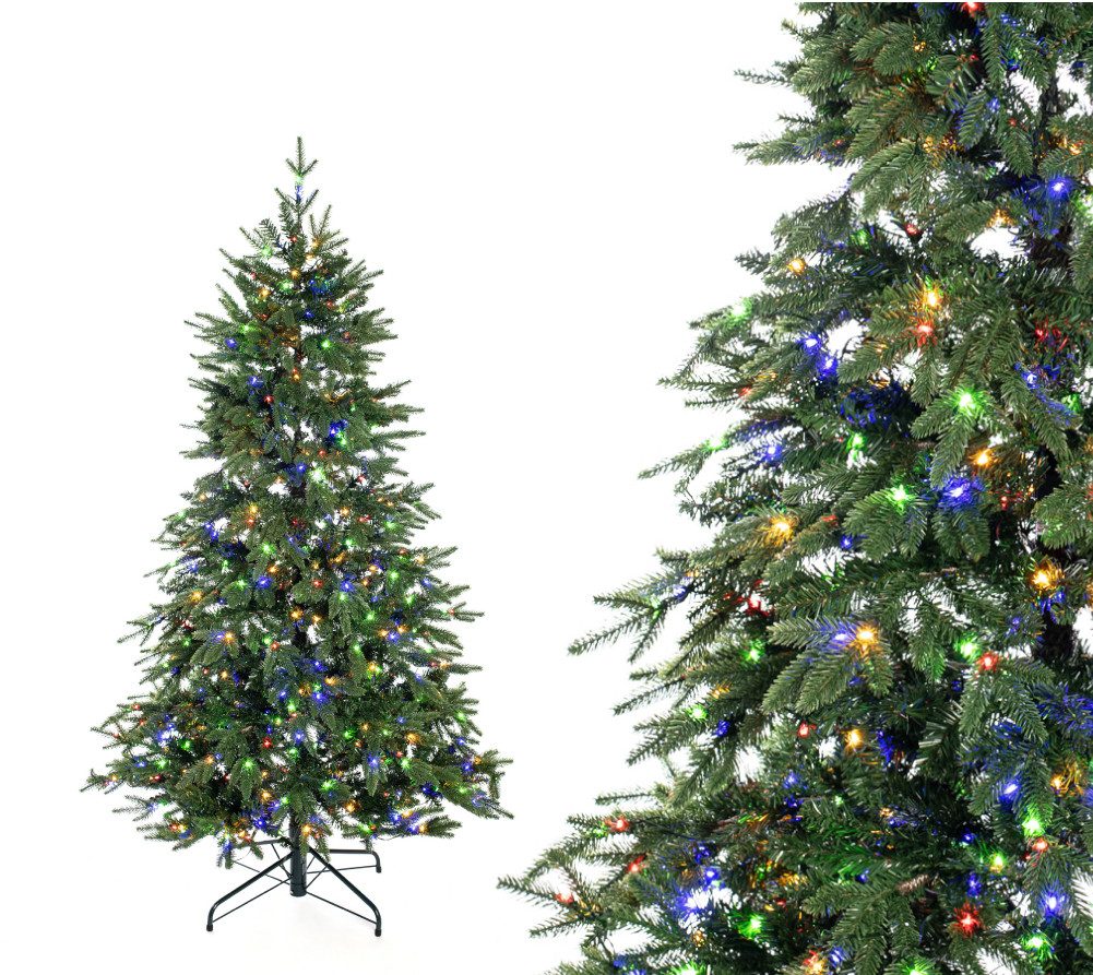 Evergreen Classics Künstlicher Weihnachtsbaum Sherwood Fichte, LEDs, Nadeln aus PE und PVC