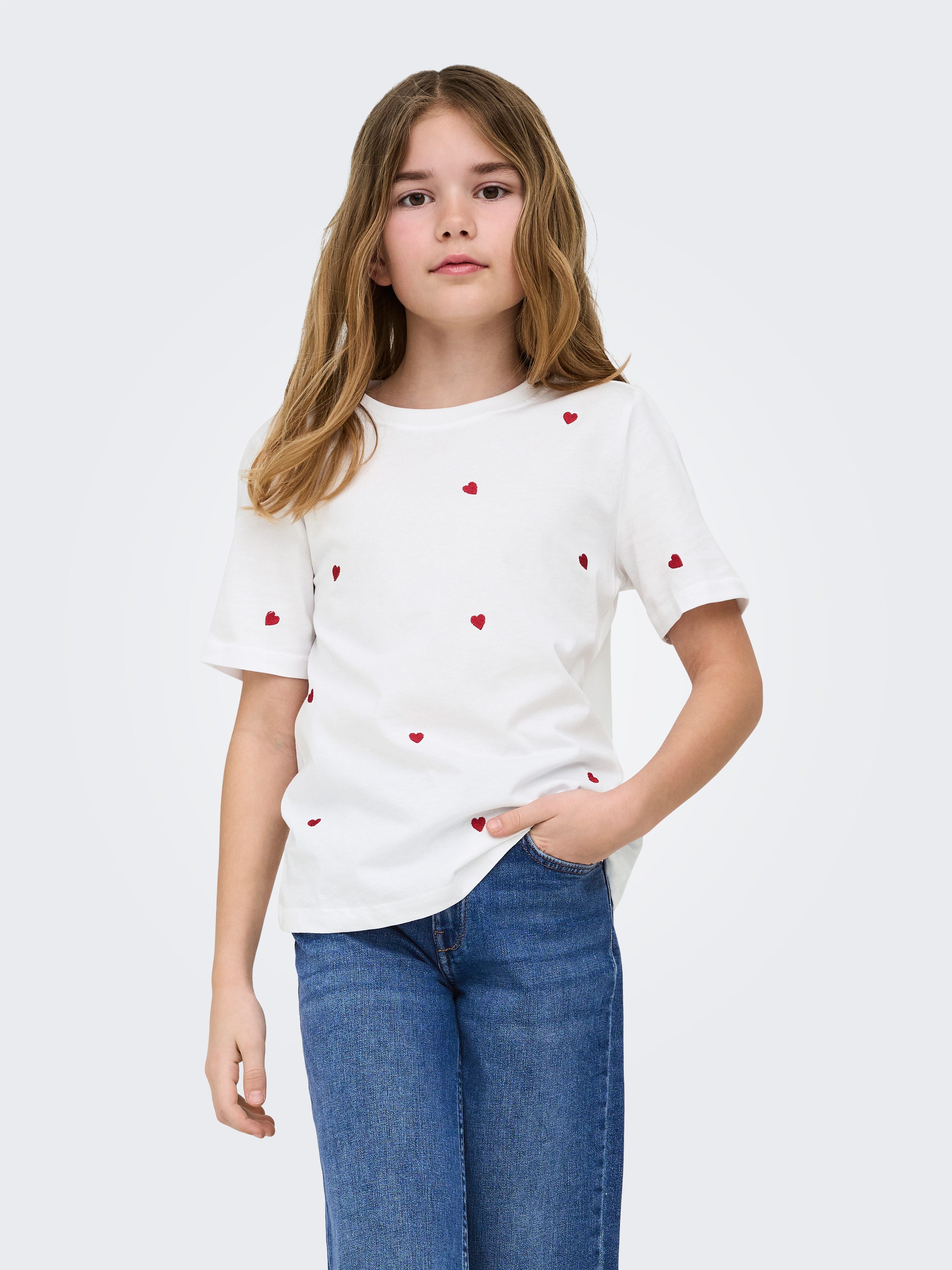KIDS ONLY T-Shirt KOGKETTY LIFE S/S O-NECK TOP JRS NOOS Baumwolle, normal geschnitten