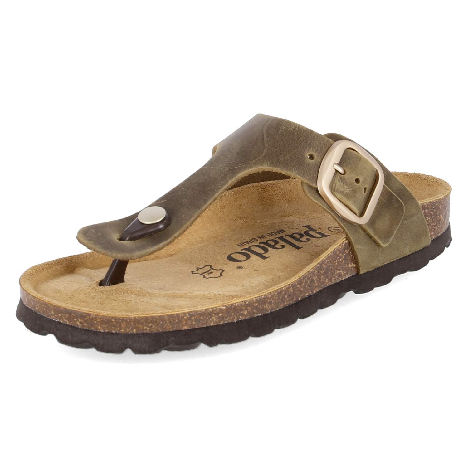 Palado Palado PALA-251-780494-02 Damen Rauleder green Pantolette