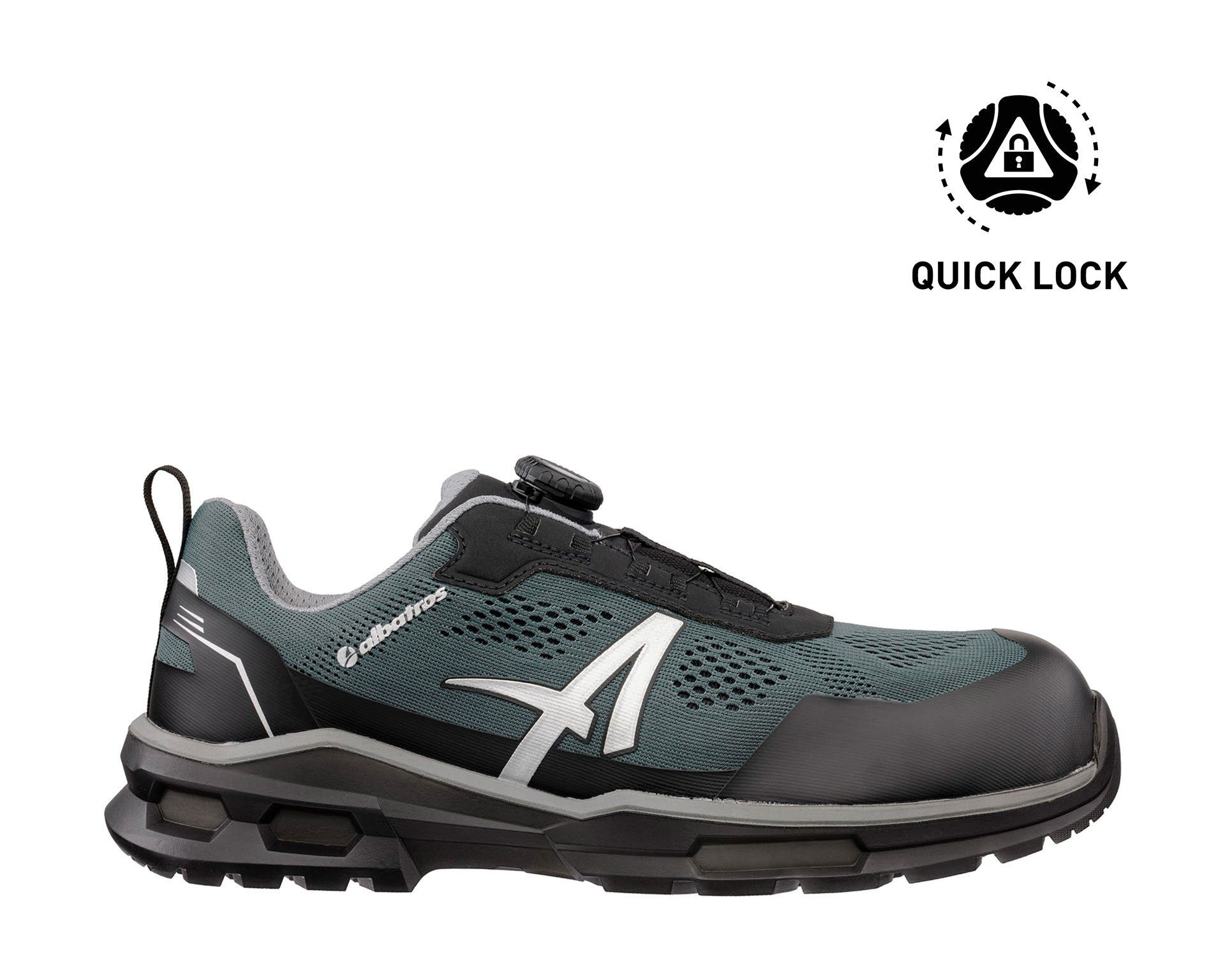 Albatros ALBATROS ECLIPSE QL LOW Sicherheitsschuh S1PS ESD Sicherheitsschuh Ölbeständige Laufsohle