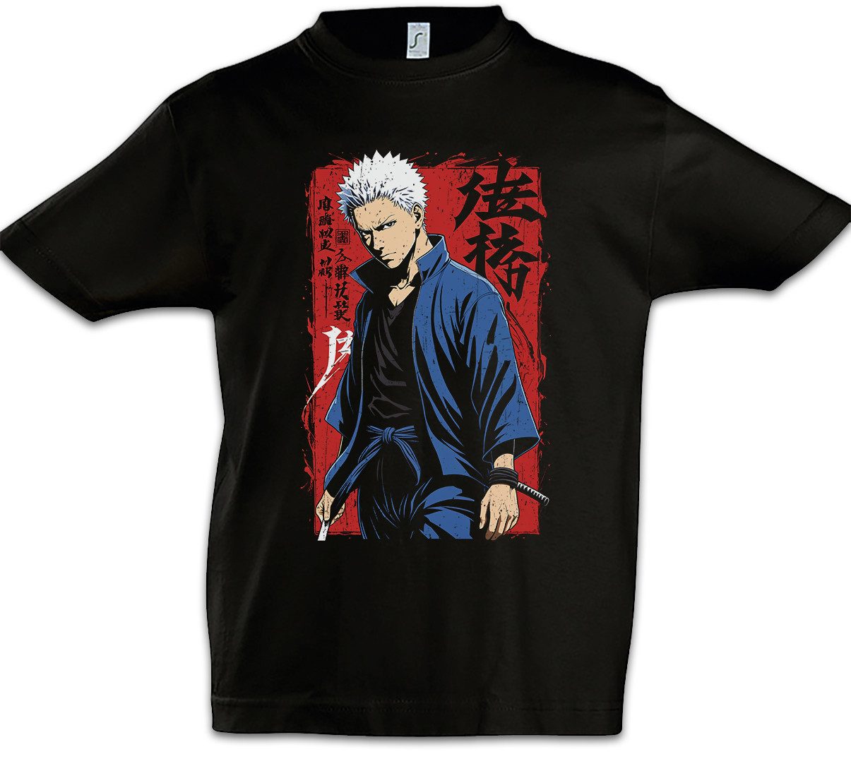 Print-Shirt Jujutsu Anime Kinder T-Shirt Yuji Itadori Gojo Kaisen Satoru Megumi