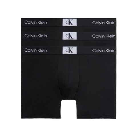 Calvin Klein Underwear Boxer BOXER BRIEF 3PK (Packung, 3-St., 3er-Pack) mit Markenlabel auf dem Bund