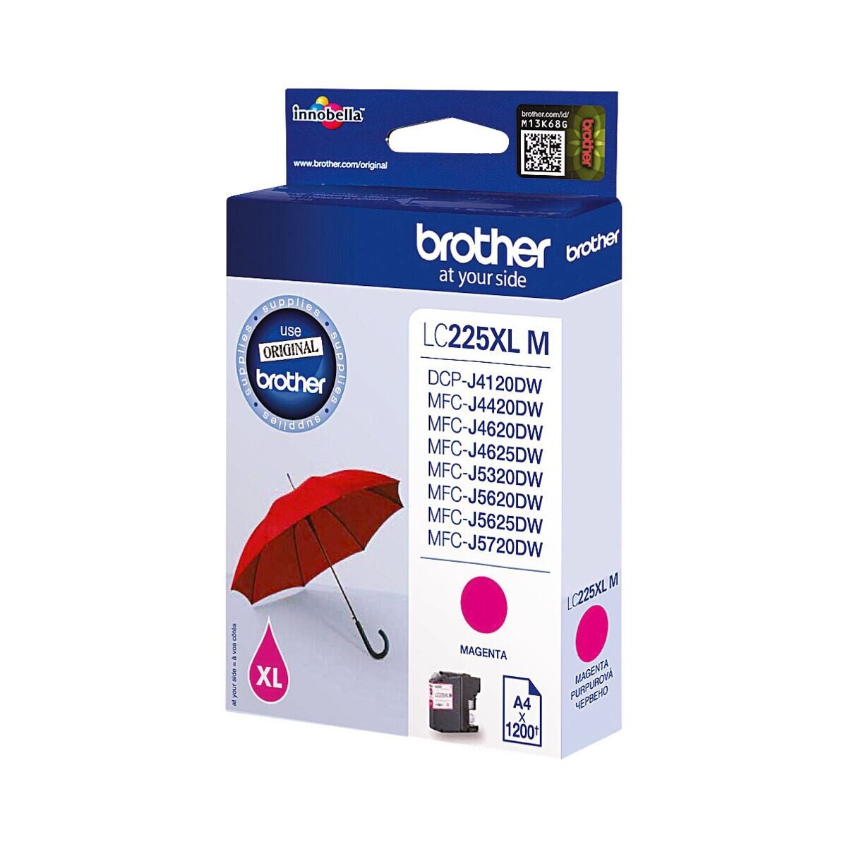 Thumbnail - Brother LC-225XLM Tintenpatrone (Original Druckerpatrone, magenta)