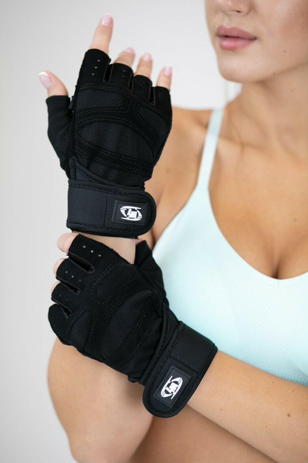 Schwarz Handschuhe, Lorey Fitnesshandschuhe, Fitness Multisporthandschuhe Medtec Hochwertige Trainingshandschuhe