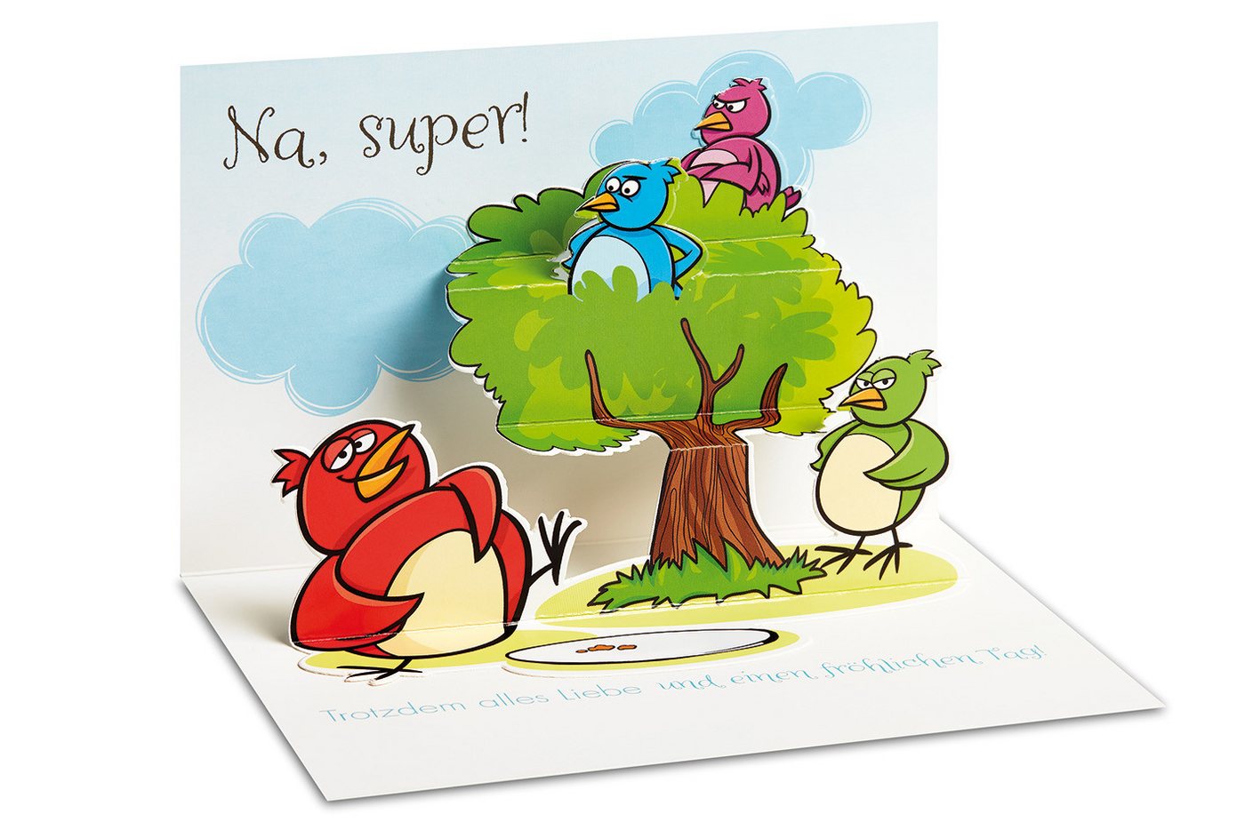 Thumbnail - BSB Grußkarten Allgemeine Wünsche - PopUp-Card - Klappkarte mit 3D-Innenleben
