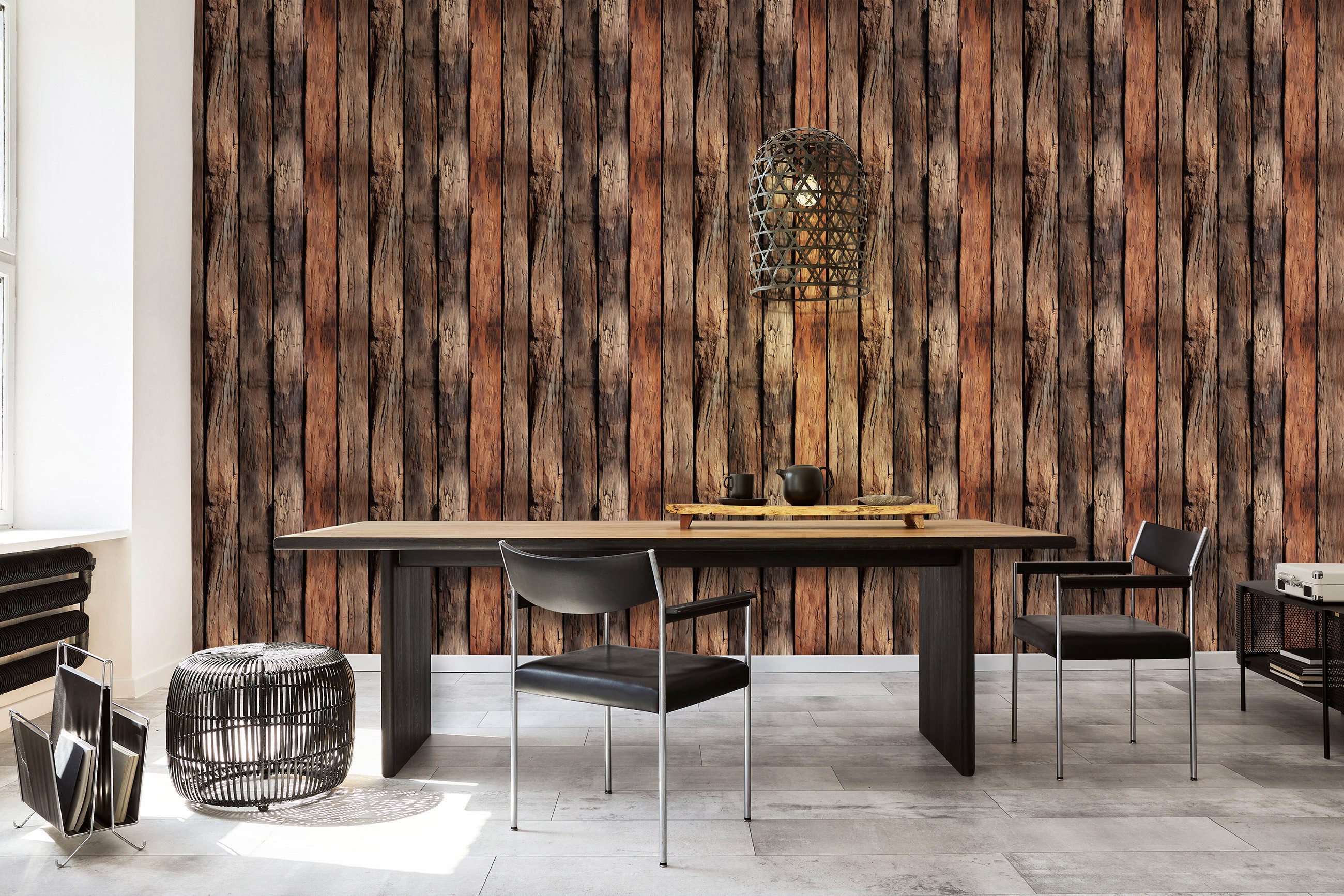 Wallarena Vliestapete Braun Holz Natur Wohnzimmer Schlafzimmer Tapete 3D Ef günstig online kaufen