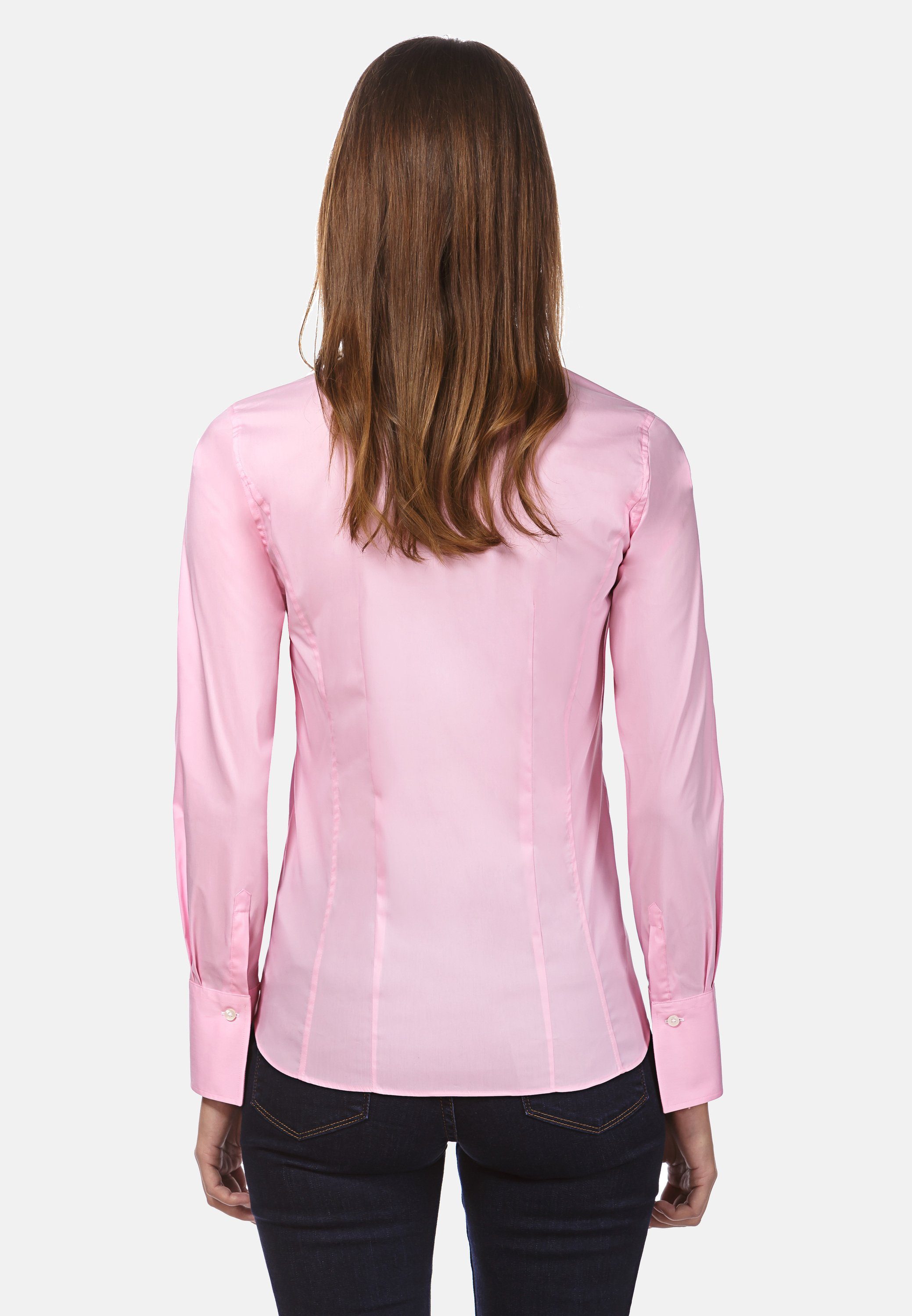 Vincenzo Boretti Klassische Bluse tailliert stretch günstig online kaufen