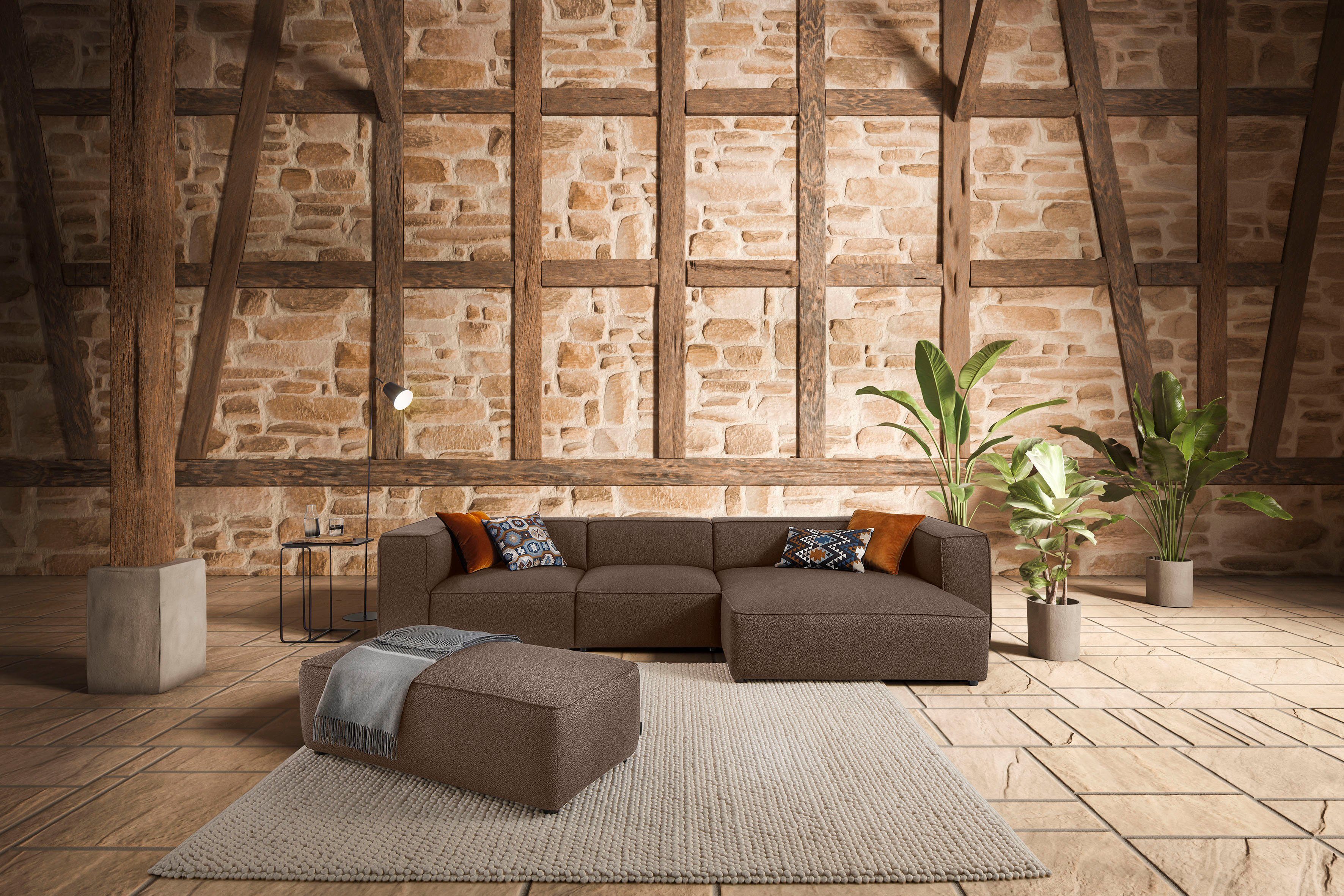 W.SCHILLIG Hocker around-the-block, mit eleganter Biese günstig online kaufen