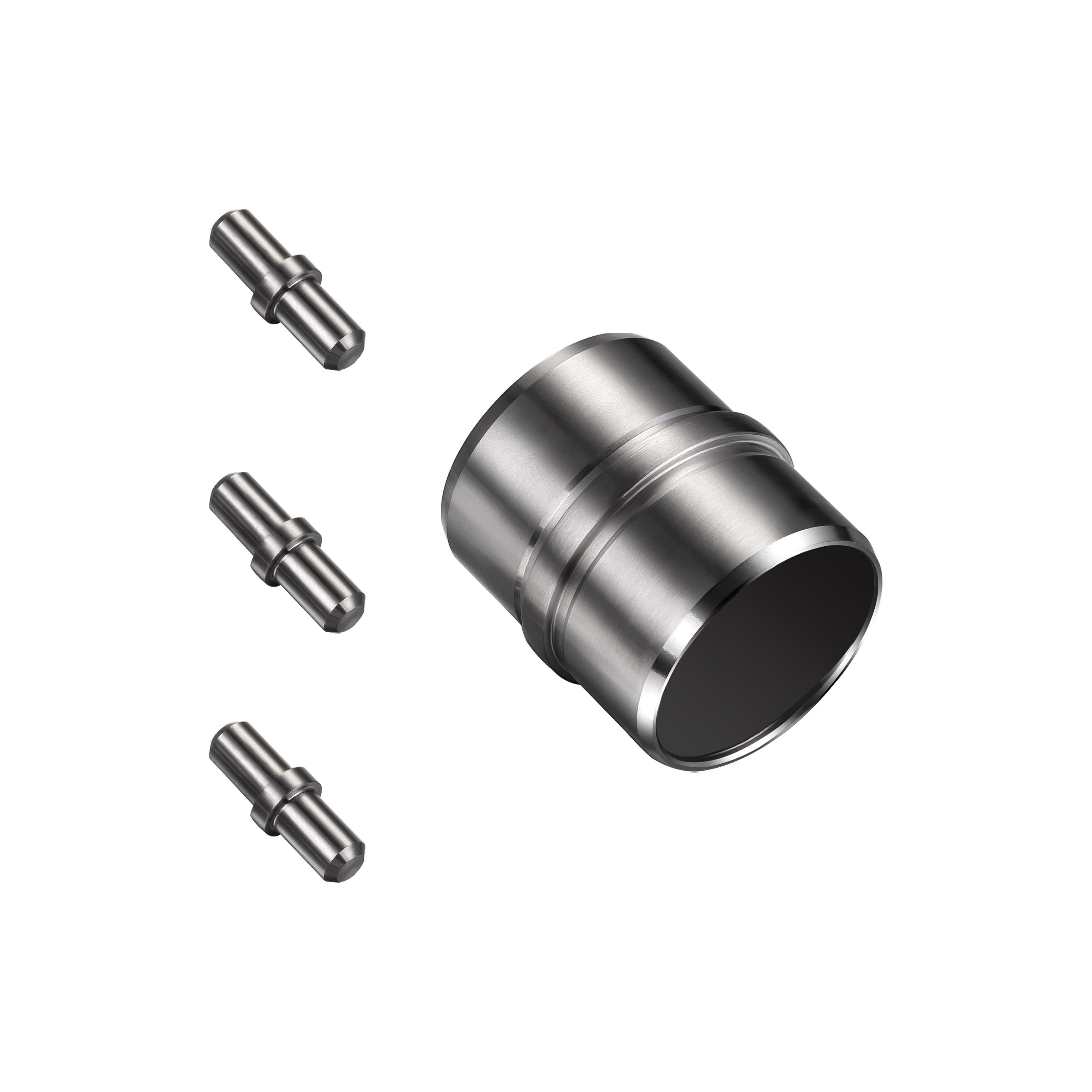 Duschparadies Handlauf DUSCHPARADIES Geländerverbinder Set, Verbindung mehrerer Geländer, (Packung, 3 St), Farben: Silber Verbindungsart: Gerade oder Universell.