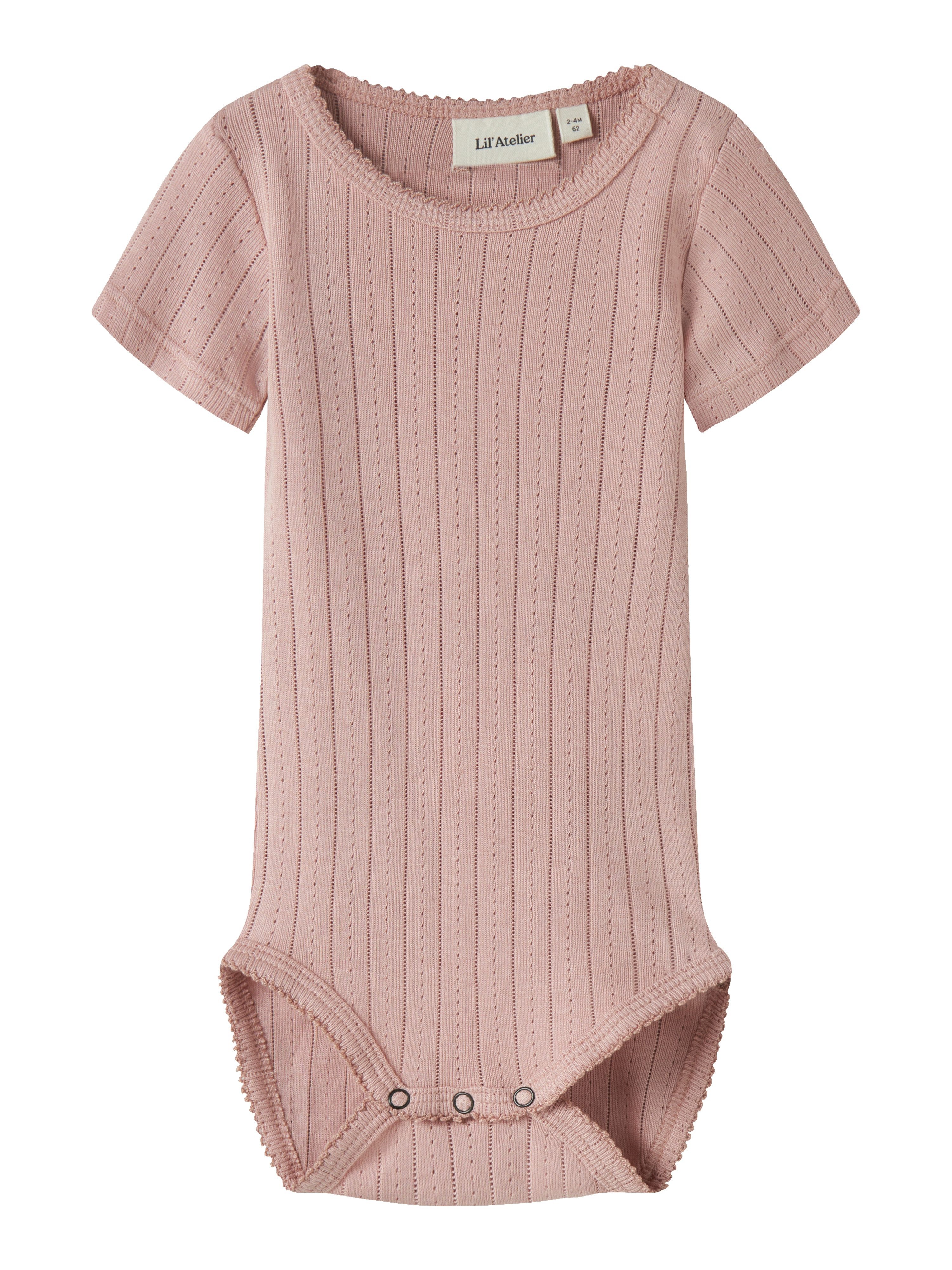 Lil' Atelier Kurzarmbody NBFRACHELS SS SLIM BODY LIL Baumwollmischung, Kurzarm
