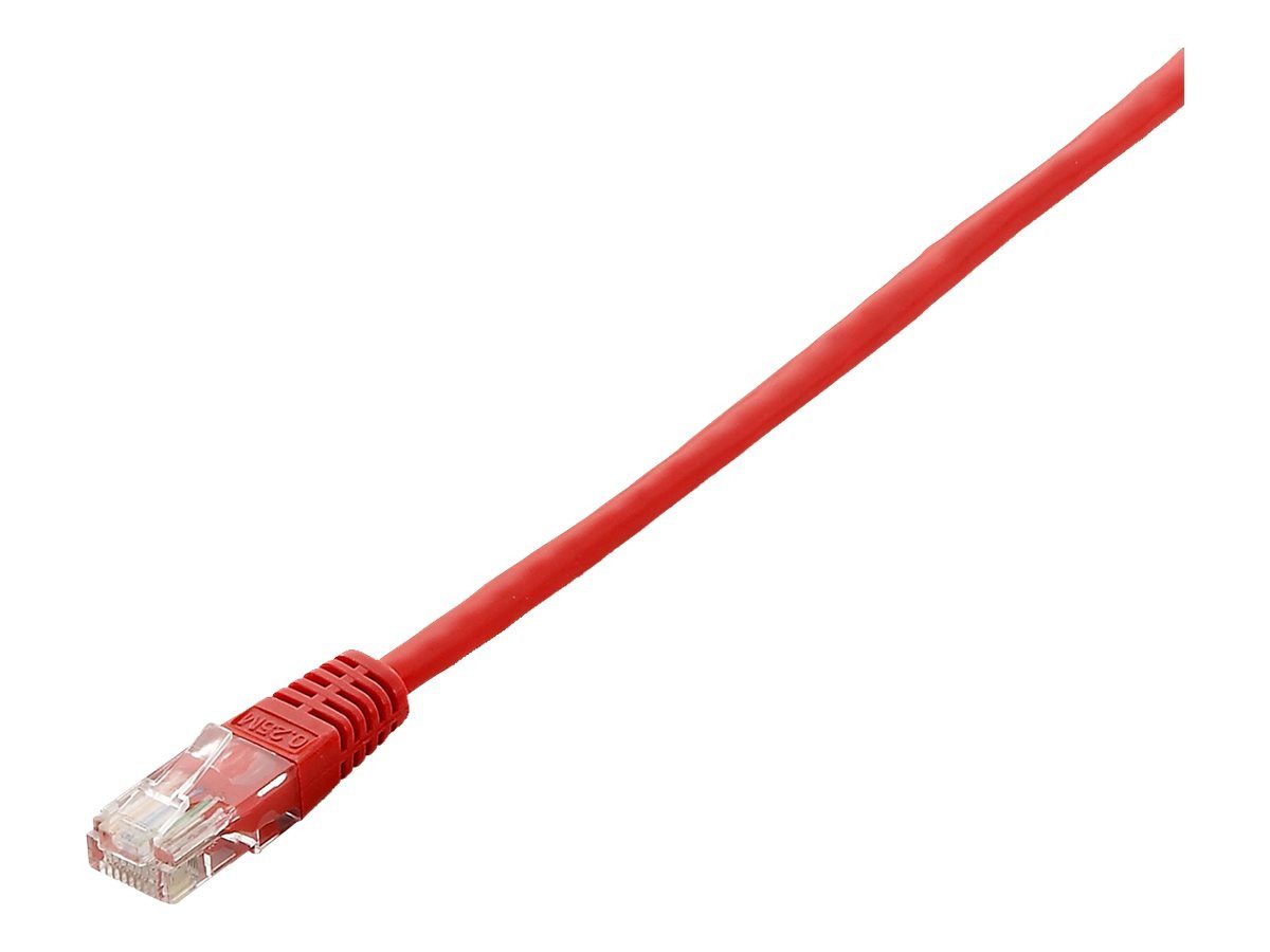 EQUIP CCA Patchkabel U/UTP 2xRJ45 Cat.6 rot 1,0m Netzwerkkabel