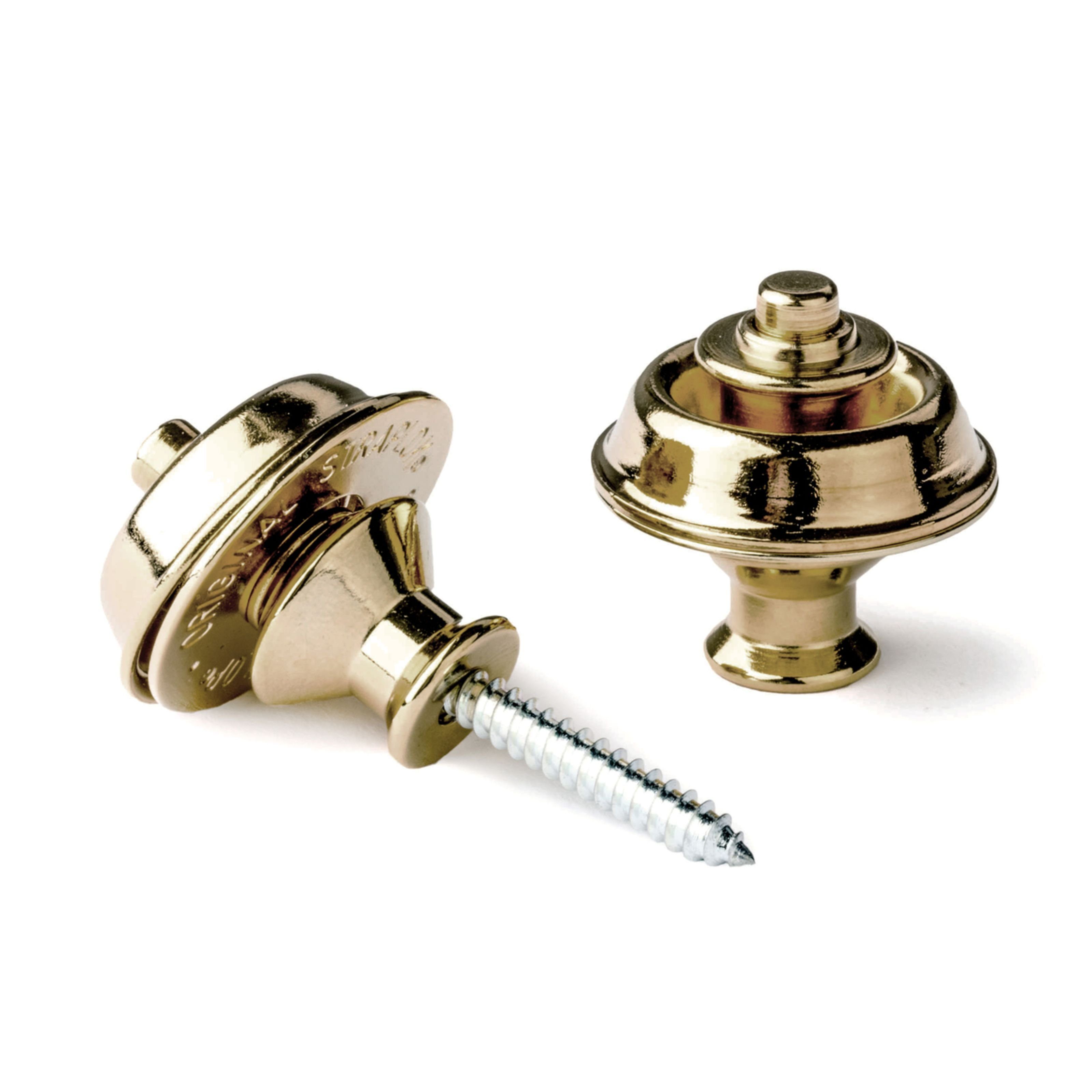 Dunlop Plektrum, Straplok Strap Retainers Dual Design Brass
