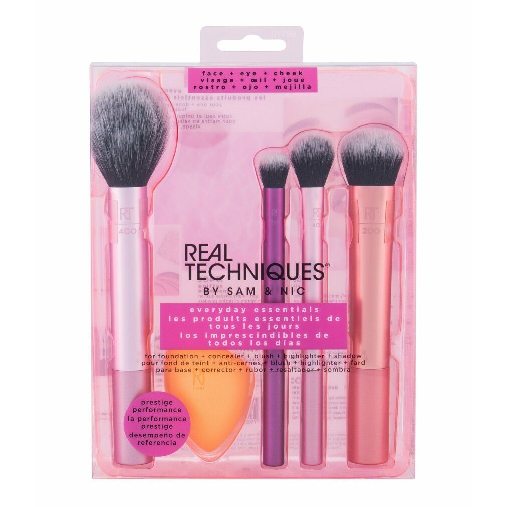 Real Techniques Kosmetikpinsel-Set Everyday Essentials Set 5 Artikel