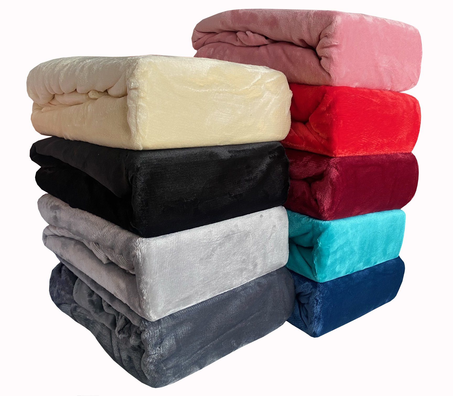 Leonado Vicenti Spannbettlaken Winter Teddy Plüsch, Nicki, Gummizug: rundum, (2 Stück), Flauschig warmes Cashmere Touch, Einfarbig – Bild 4 von 4